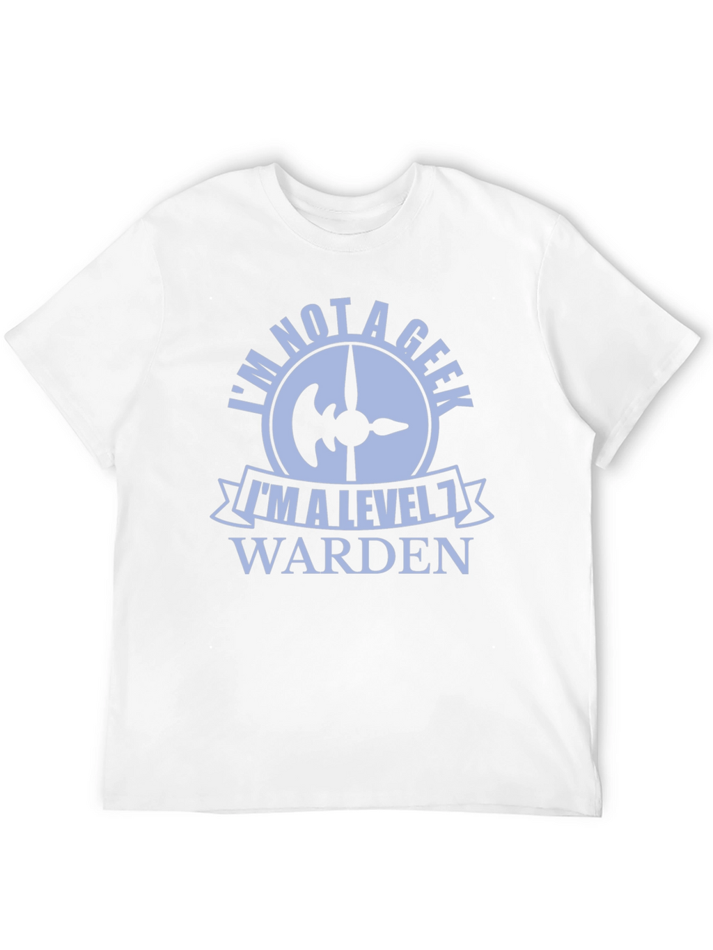Level 1 Warden Graphic Tee - Novelty Geek Shirt