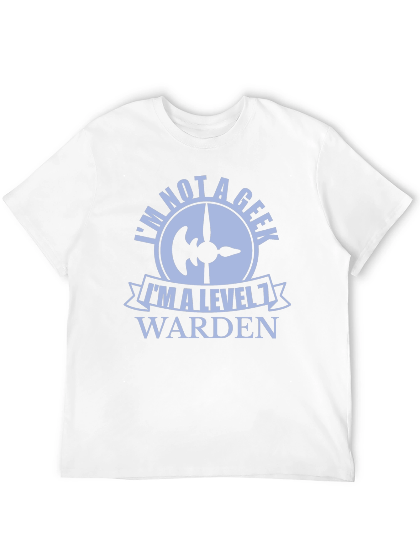 Level 1 Warden Graphic Tee - Novelty Geek Shirt