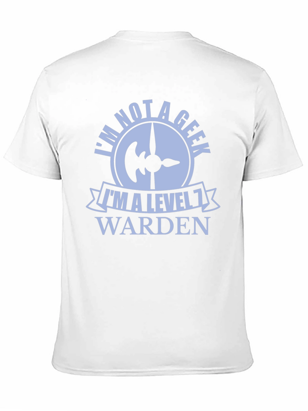 Level 1 Warden Graphic Tee - Novelty Geek Shirt