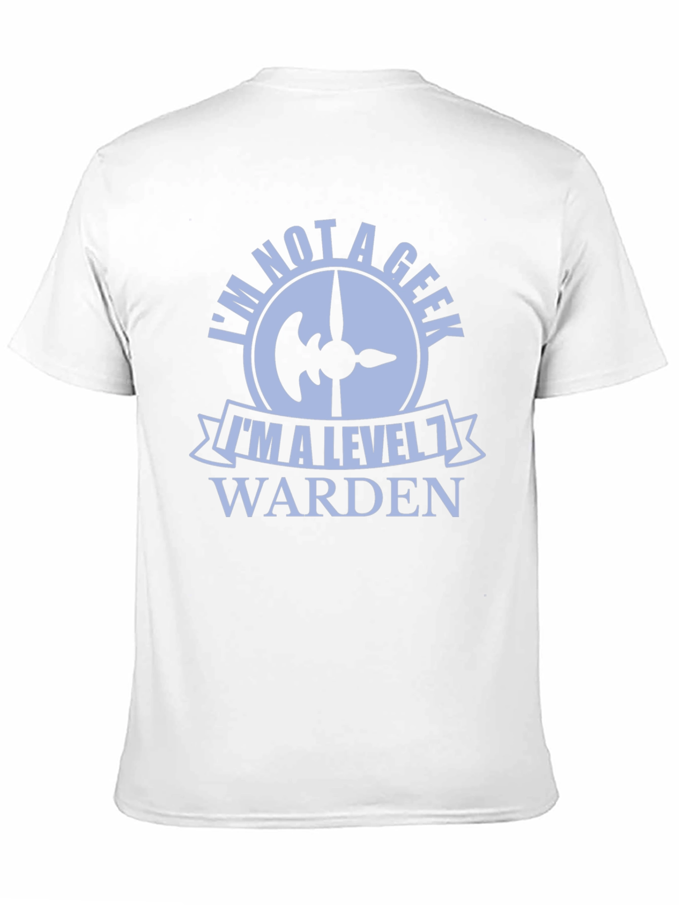 Level 1 Warden Graphic Tee - Novelty Geek Shirt
