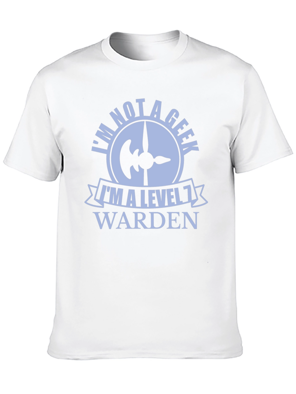 Level 1 Warden Graphic Tee - Novelty Geek Shirt