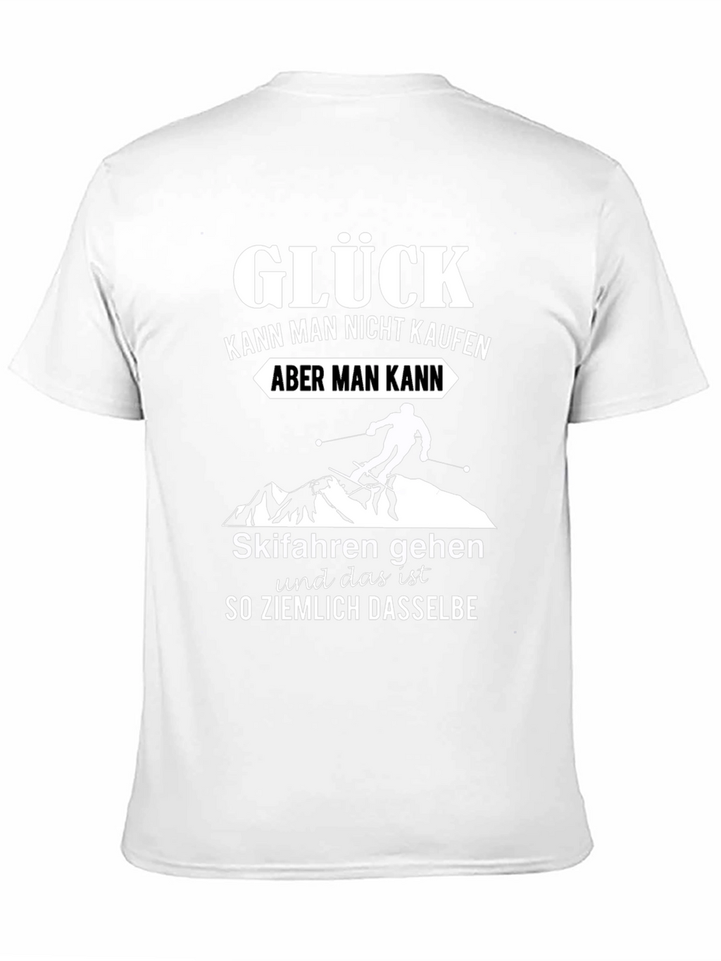 Glück T-Shirt - Skiing Happiness Tee