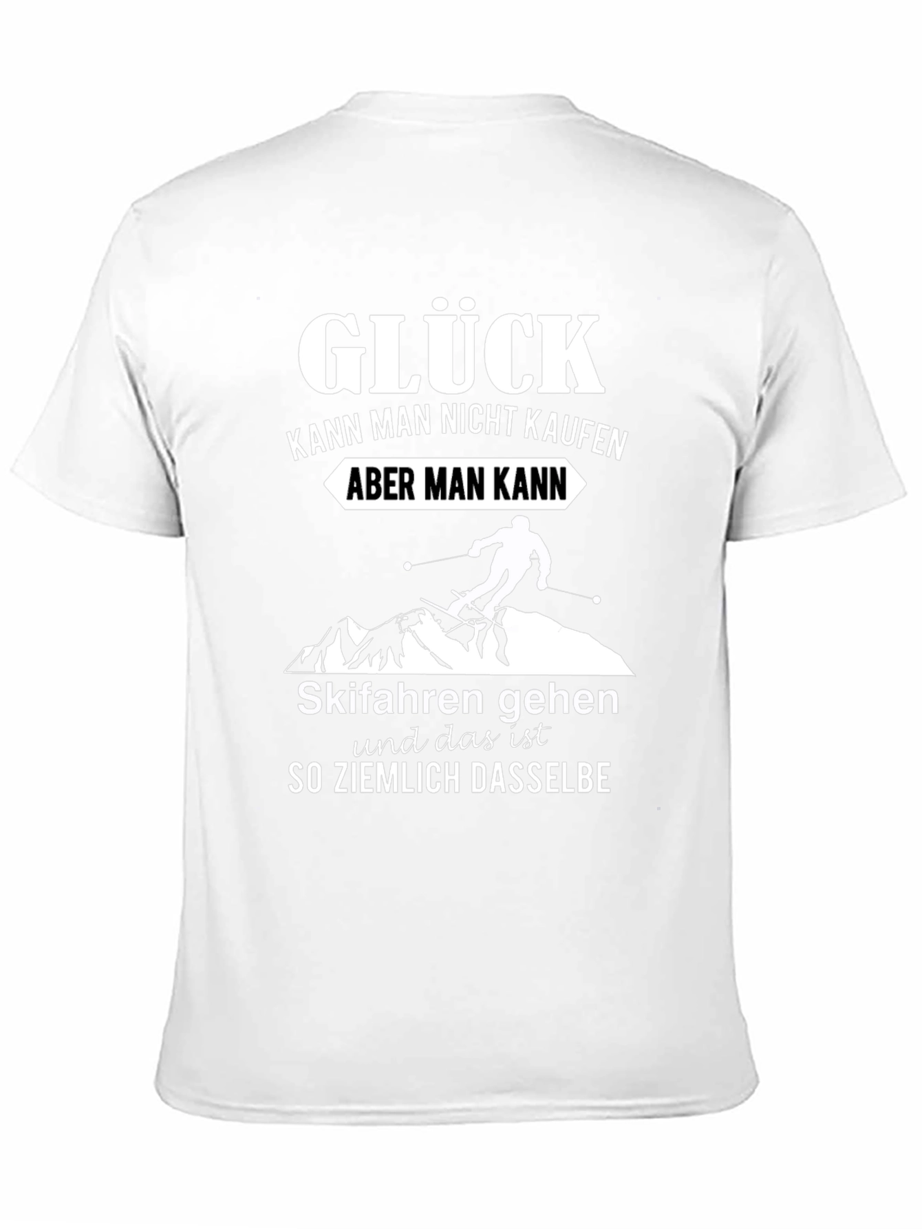 Glück T-Shirt - Skiing Happiness Tee