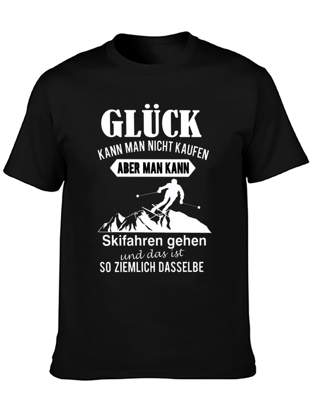 Glück T-Shirt - Skiing Happiness Tee