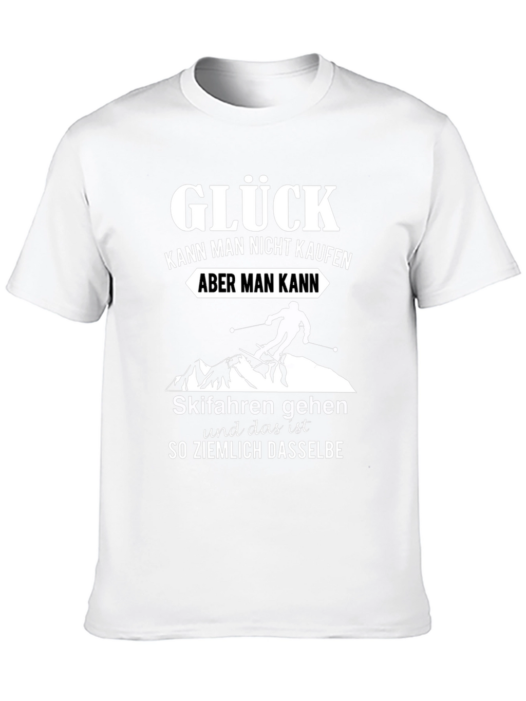 Glück T-Shirt - Skiing Happiness Tee
