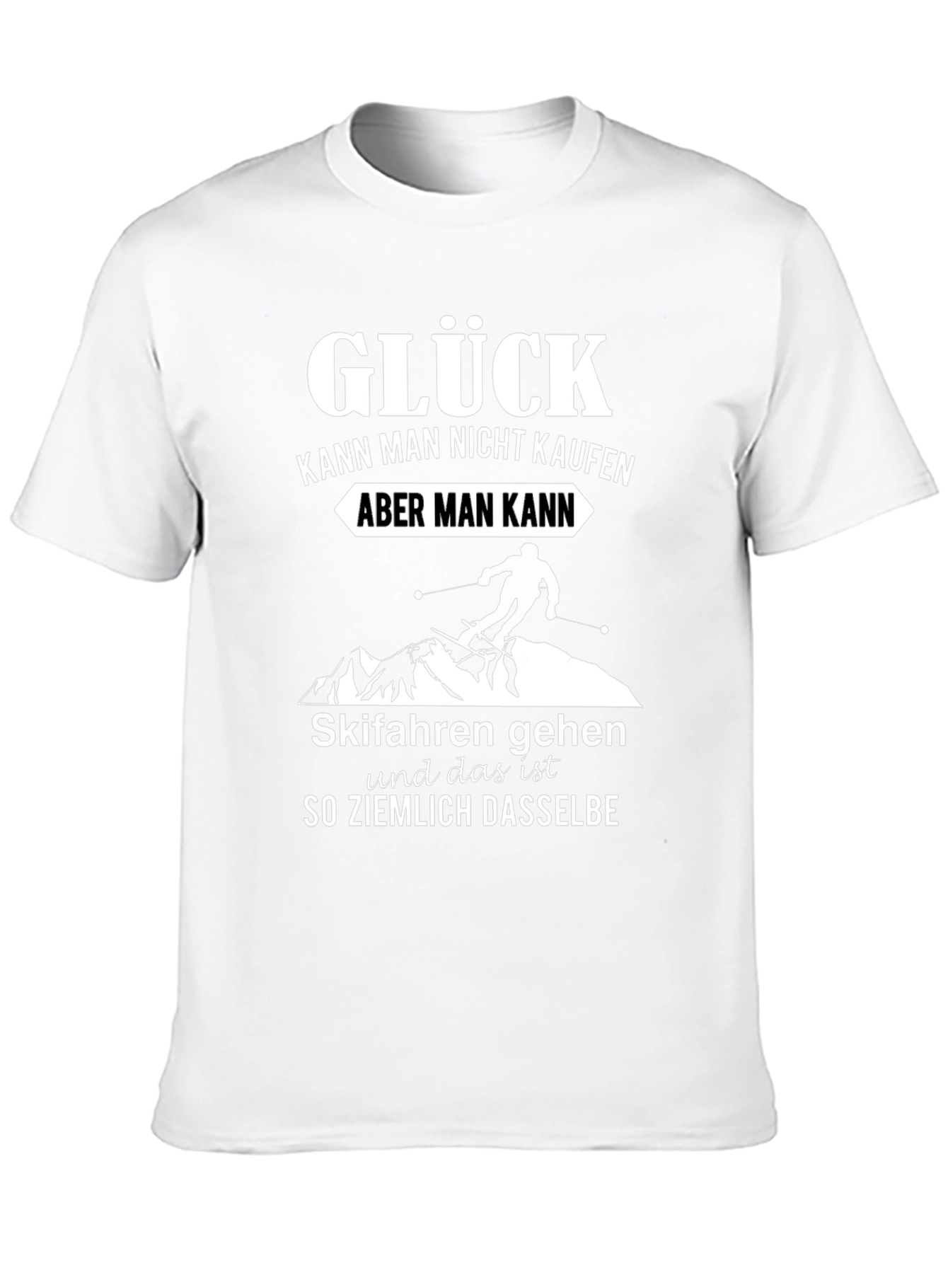 Glück T-Shirt - Skiing Happiness Tee