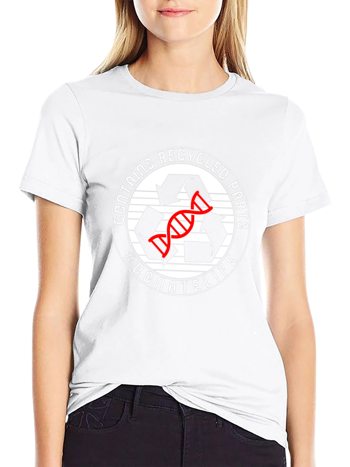 Recycled Parts Donate Life T-Shirt