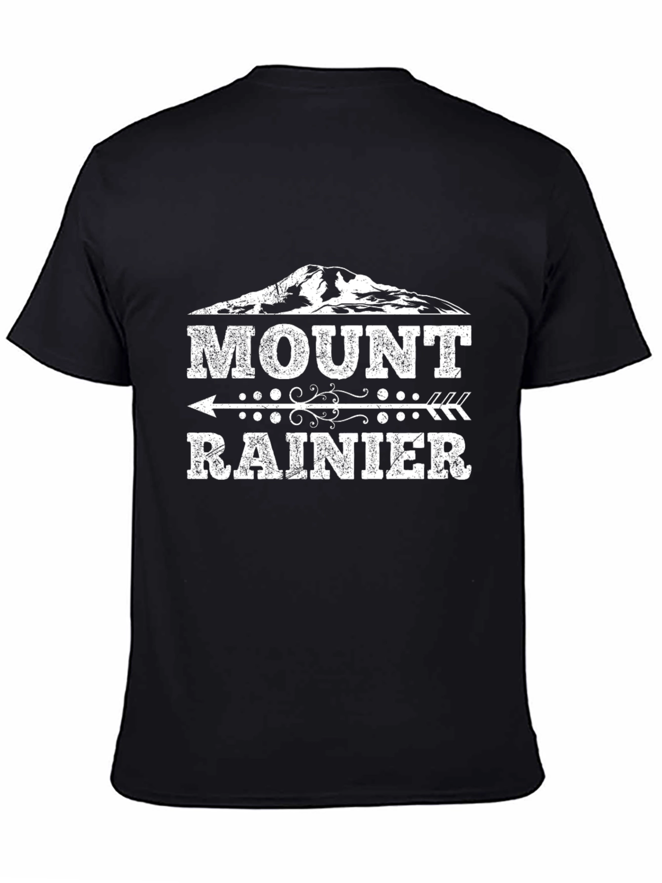 Mount Rainier Graphic Tee - Black