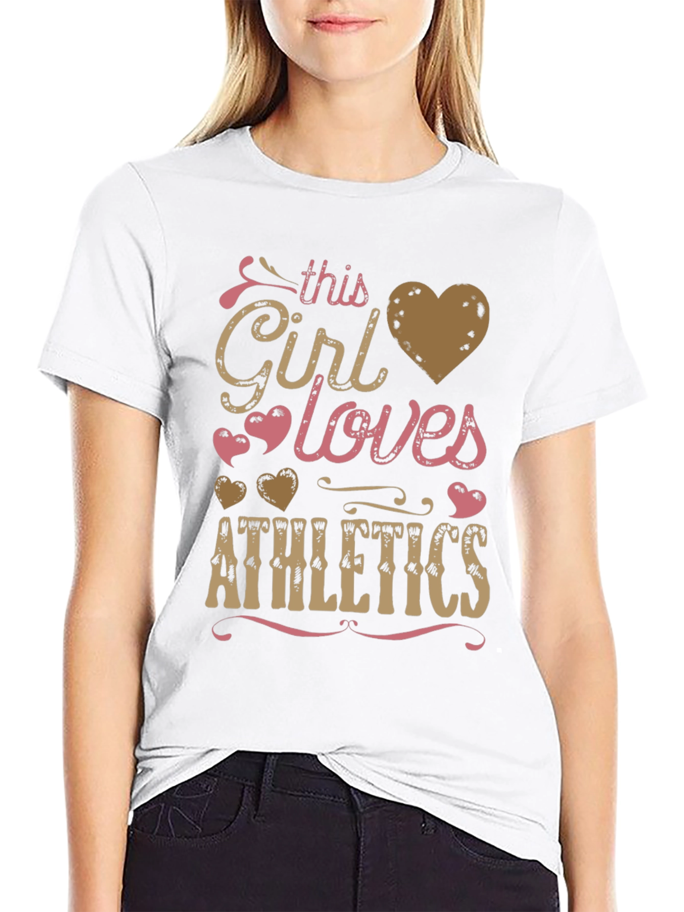 Athletics Girls Love Graphic Tee