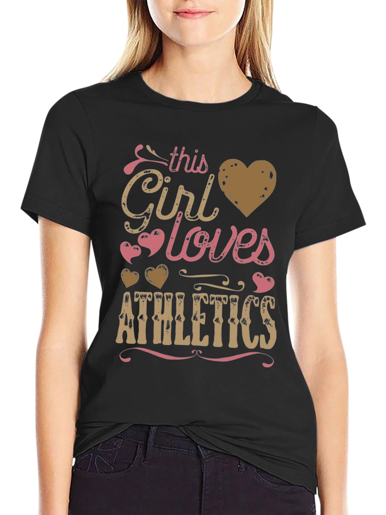 Athletics Girls Love Graphic Tee
