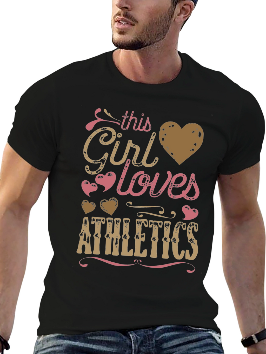 Athletics Girls Love Graphic Tee