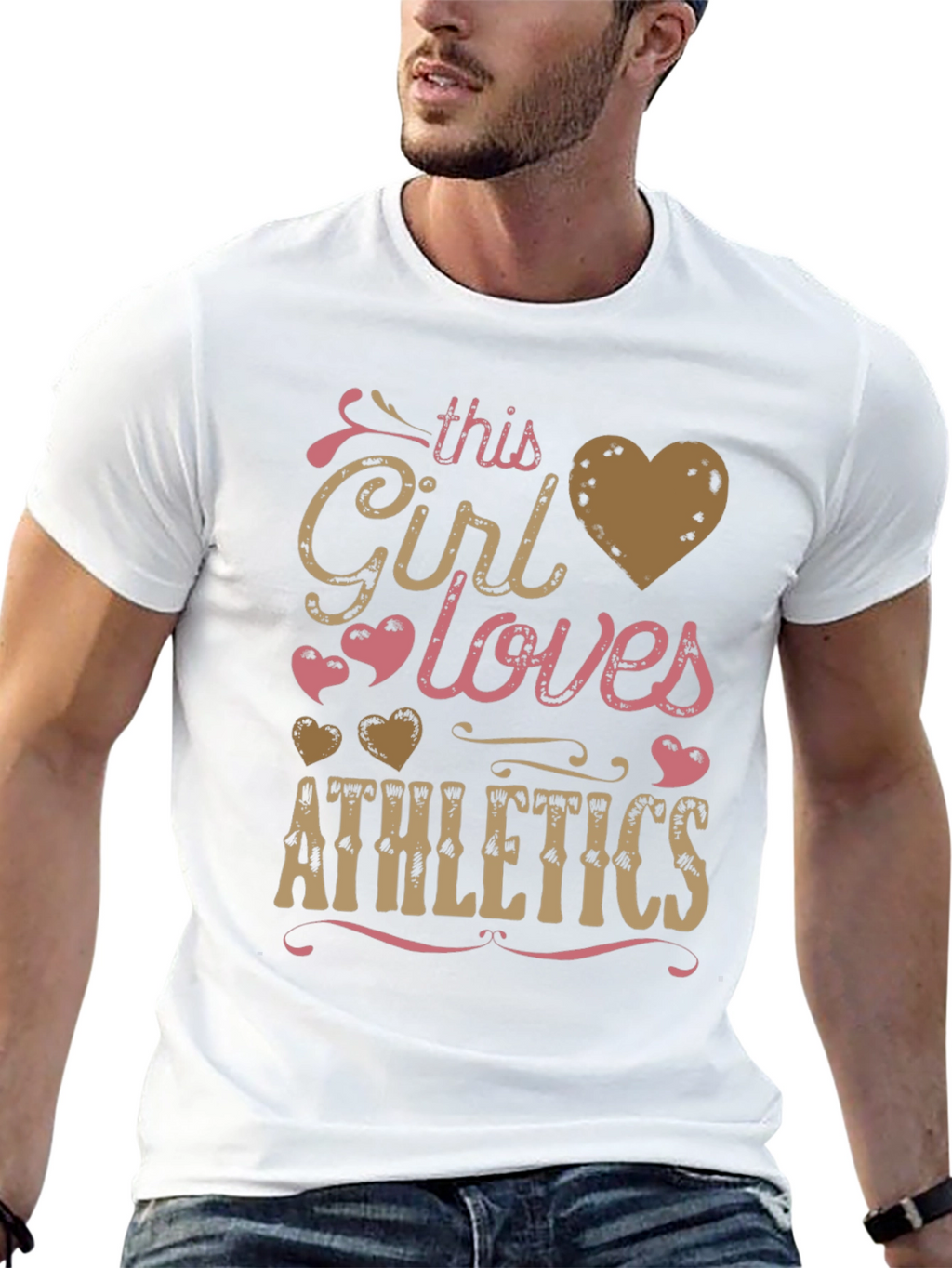 Athletics Girls Love Graphic Tee