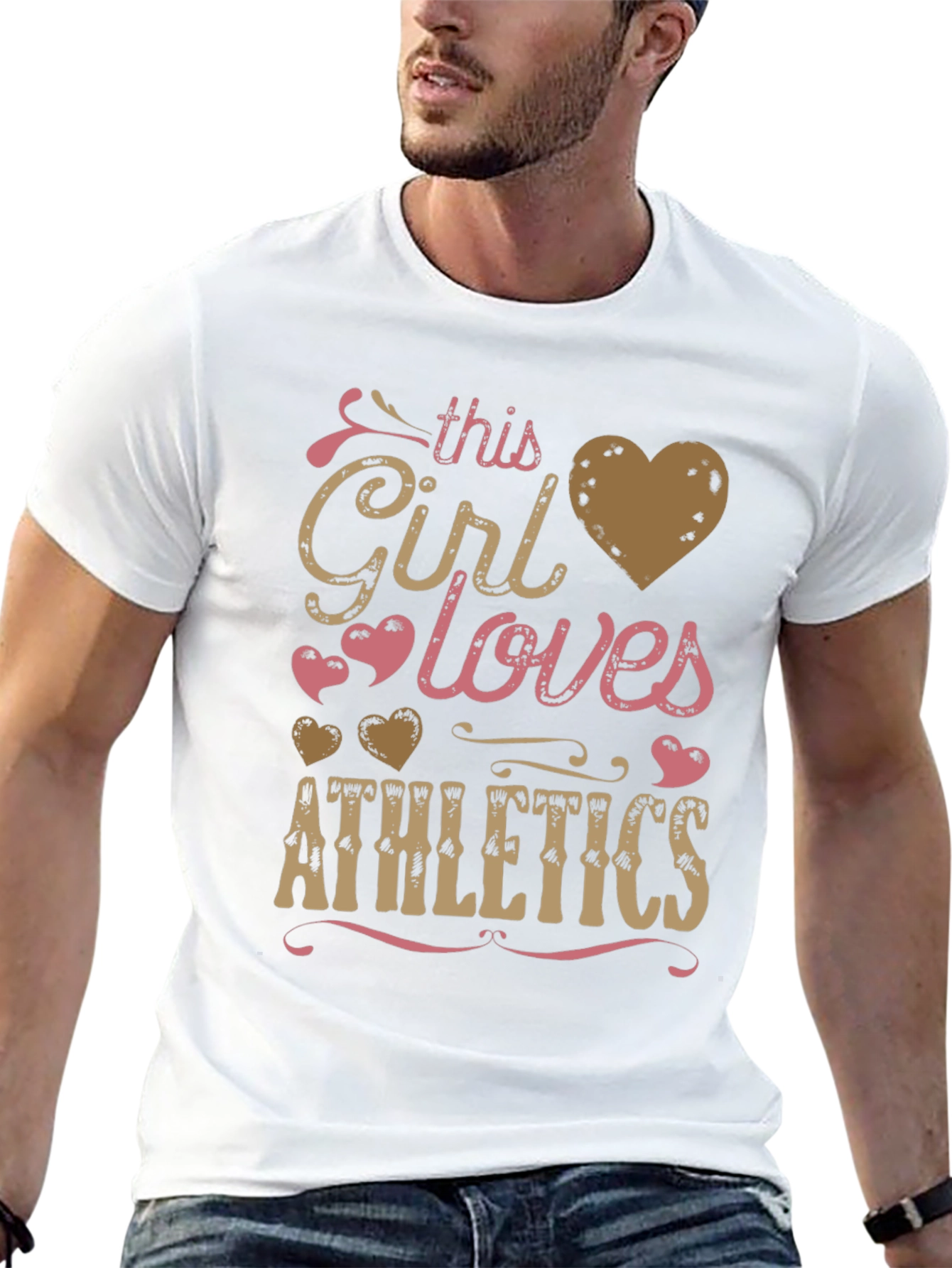 Athletics Girls Love Graphic Tee