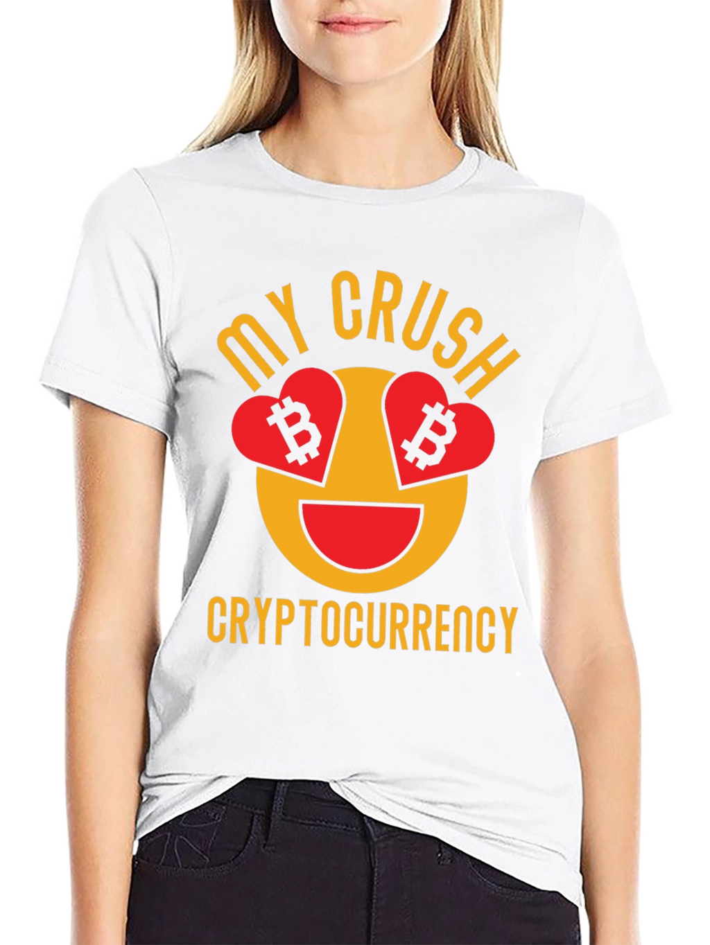 My Crush Cryptocurrency Bitcoin Lover Graphic T-Shirt