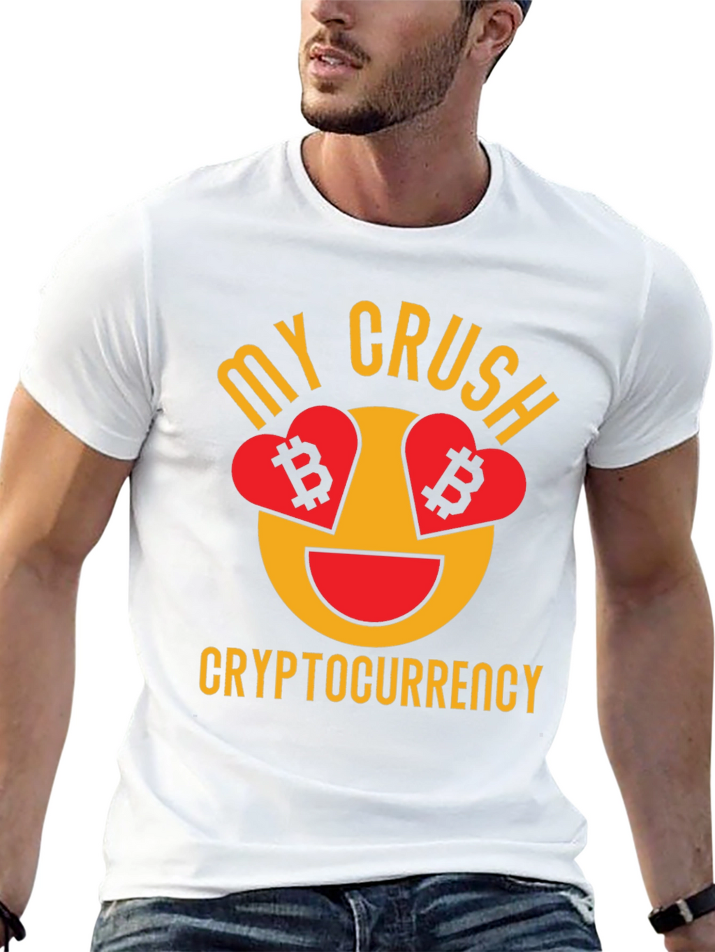 My Crush Cryptocurrency Bitcoin Lover Graphic T-Shirt