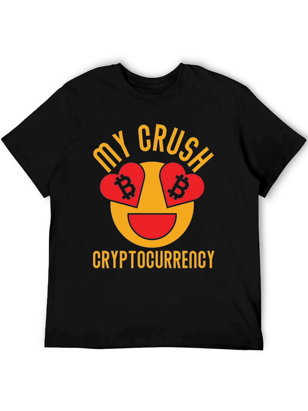 My Crush Cryptocurrency Bitcoin Lover Graphic T-Shirt