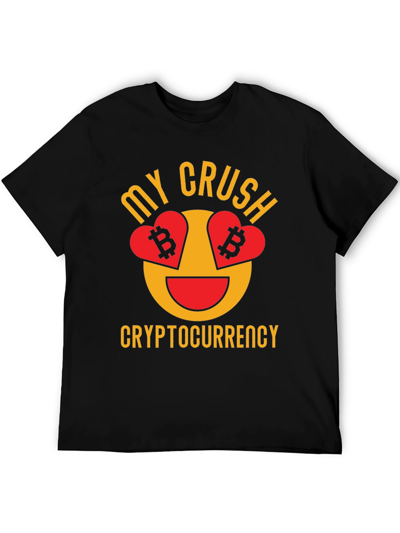 My Crush Cryptocurrency Bitcoin Lover Graphic T-Shirt