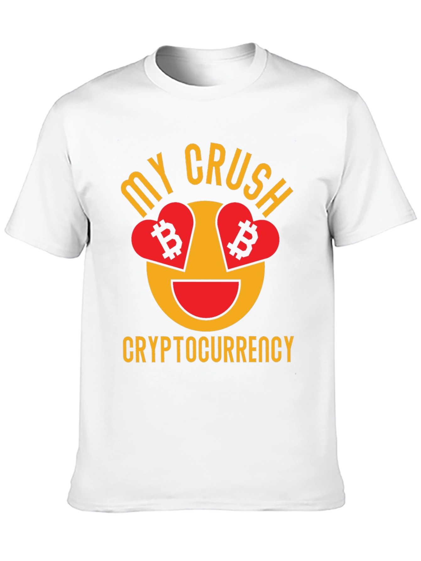 My Crush Cryptocurrency Bitcoin Lover Graphic T-Shirt