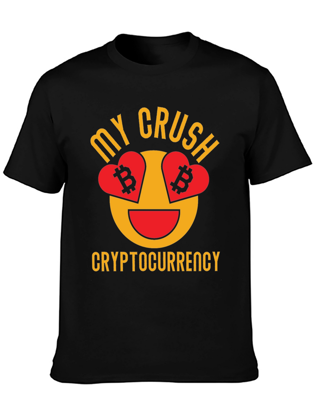 My Crush Cryptocurrency Bitcoin Lover Graphic T-Shirt