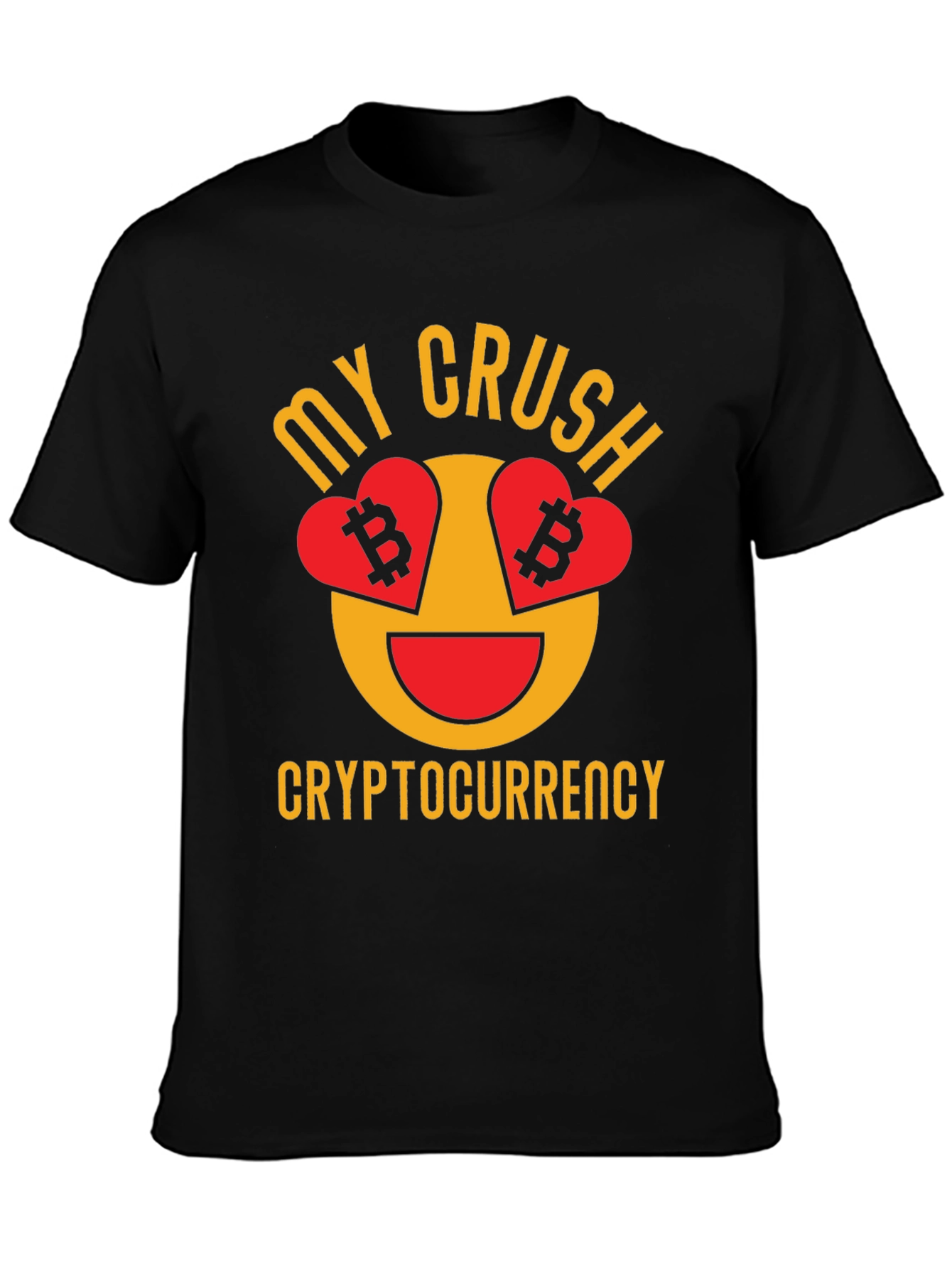 My Crush Cryptocurrency Bitcoin Lover Graphic T-Shirt