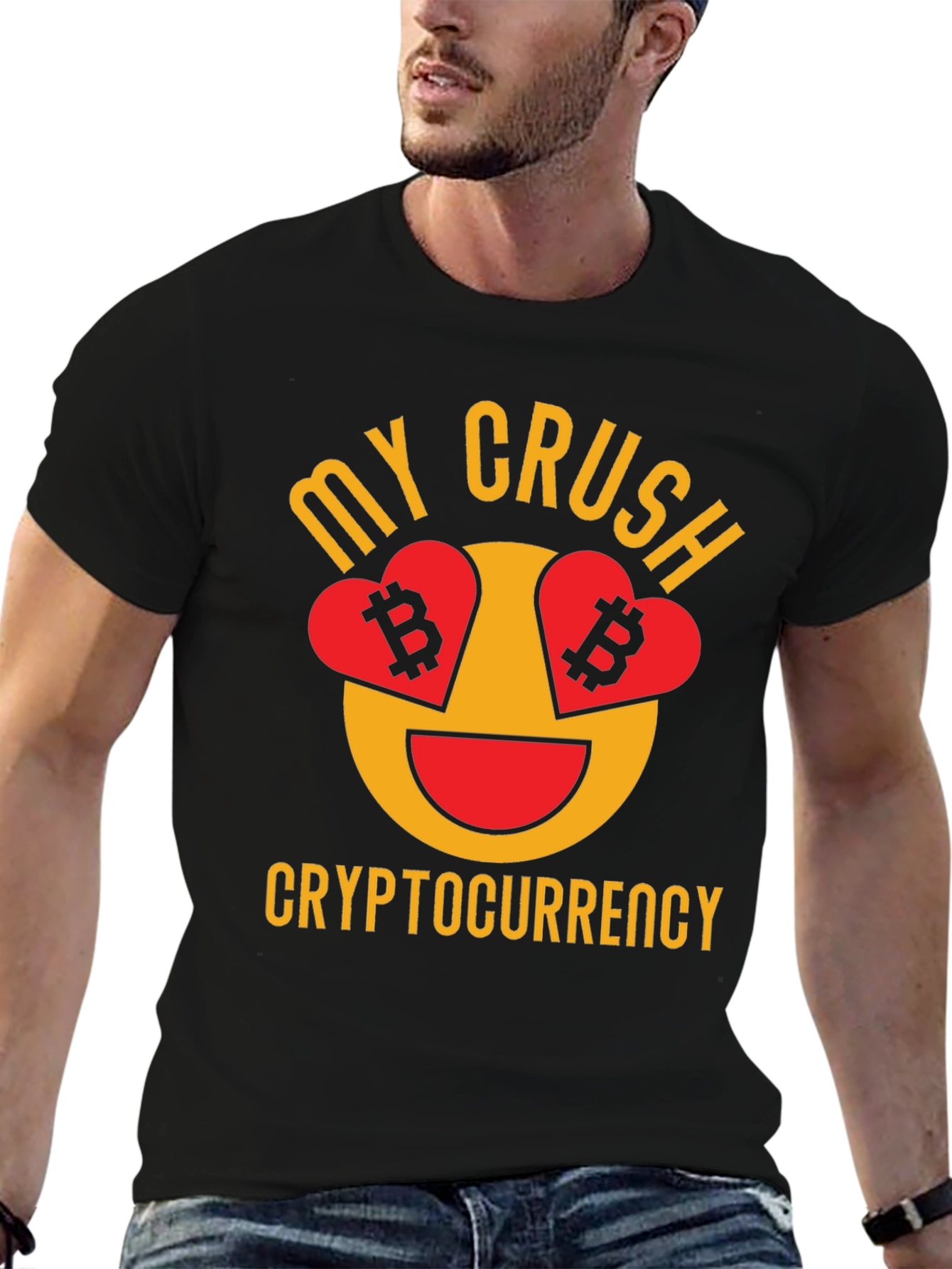 My Crush Cryptocurrency Bitcoin Lover Graphic T-Shirt