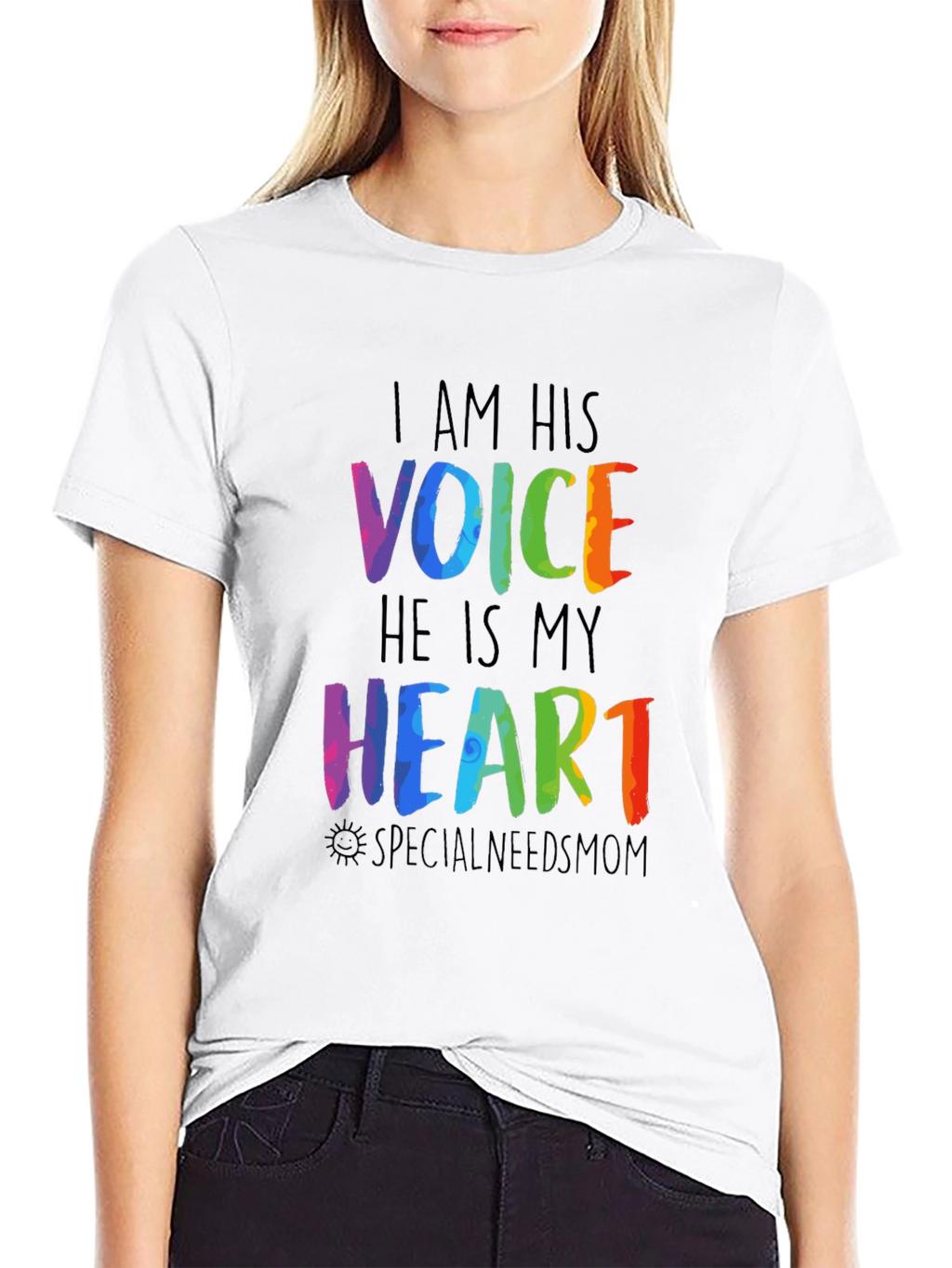 I Am His Voice Special Needs Mom T-Shirt