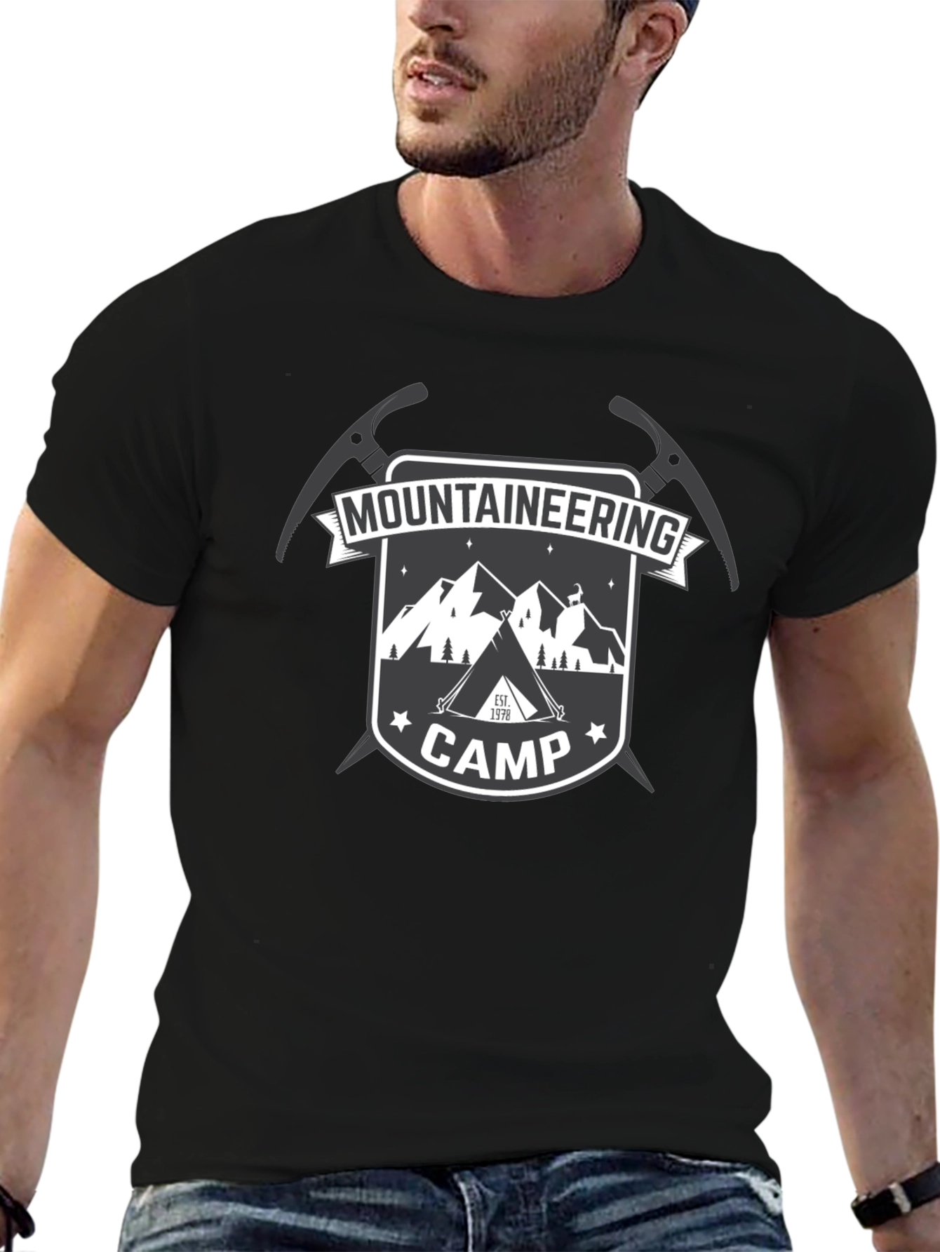 Mountaineering Camp Black T-Shirt