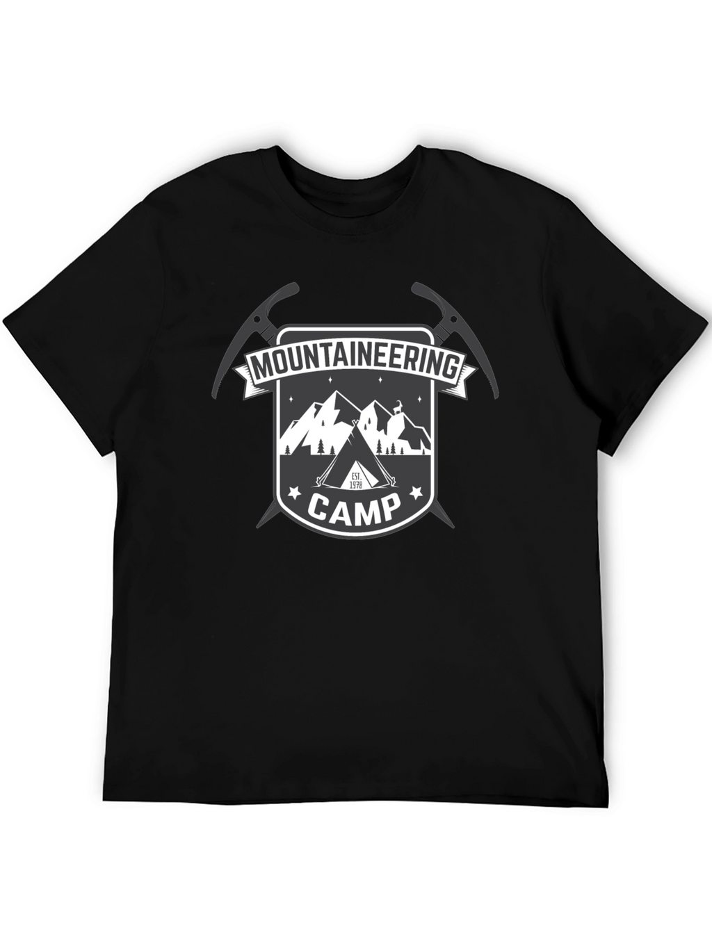 Mountaineering Camp Black T-Shirt