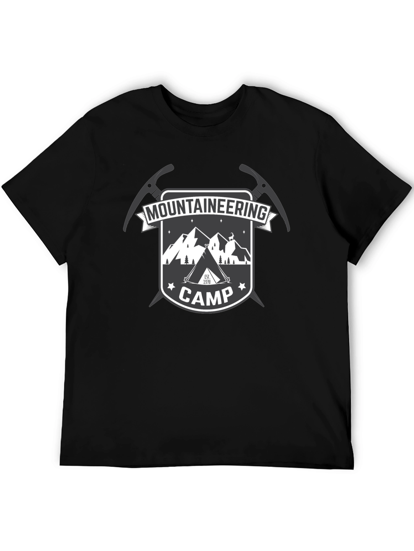 Mountaineering Camp Black T-Shirt