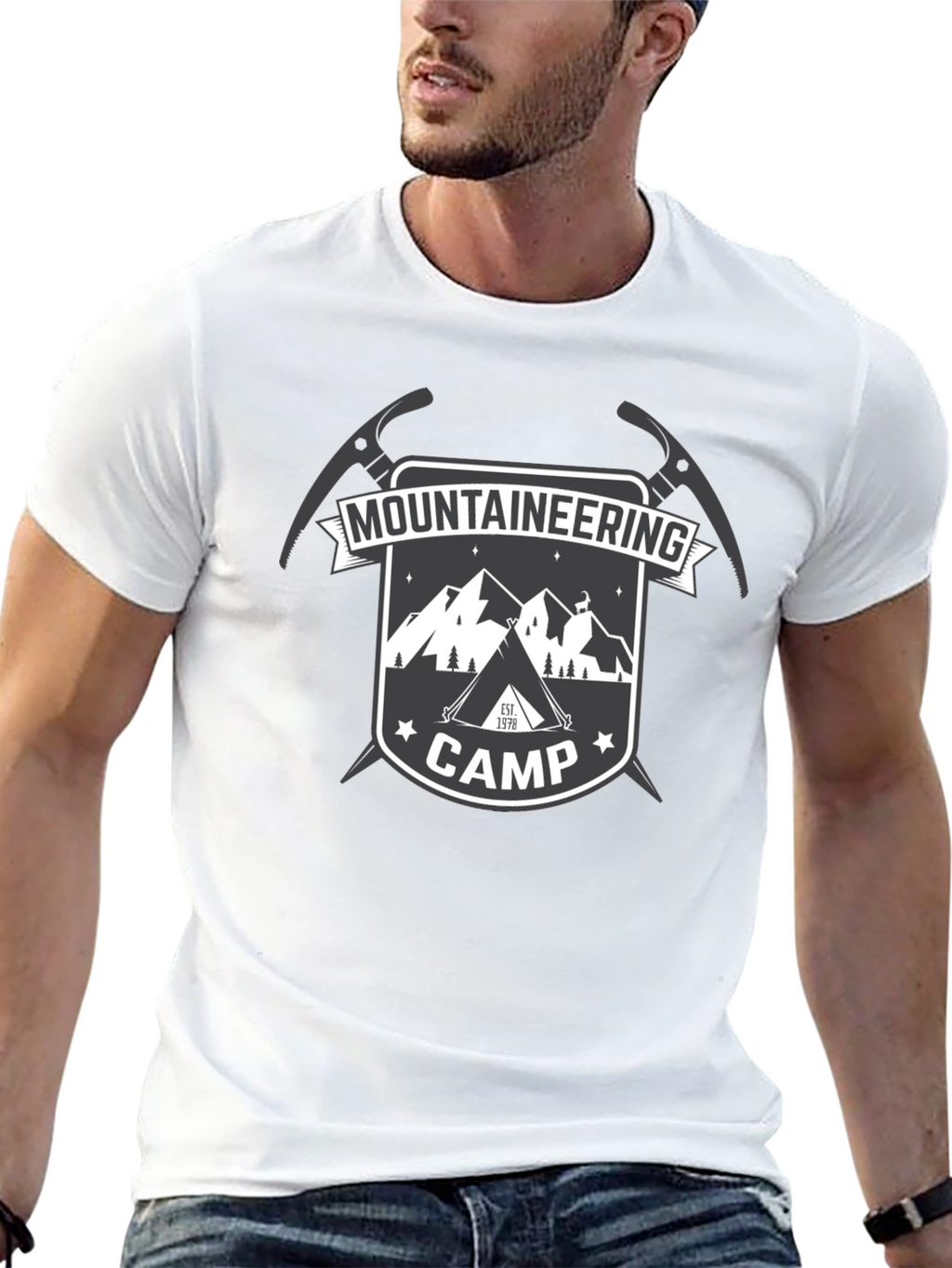 Mountaineering Camp Black T-Shirt