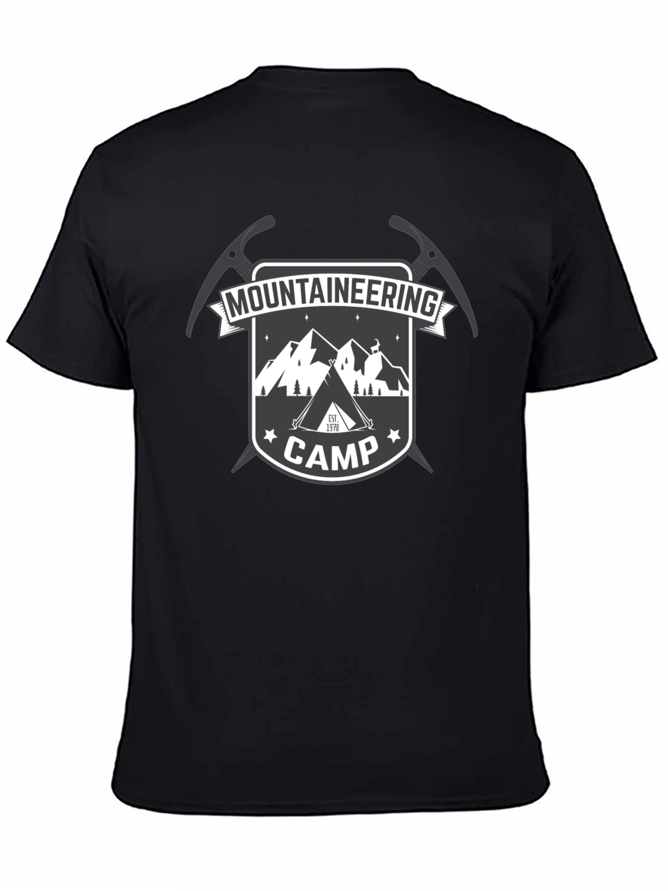 Mountaineering Camp Black T-Shirt