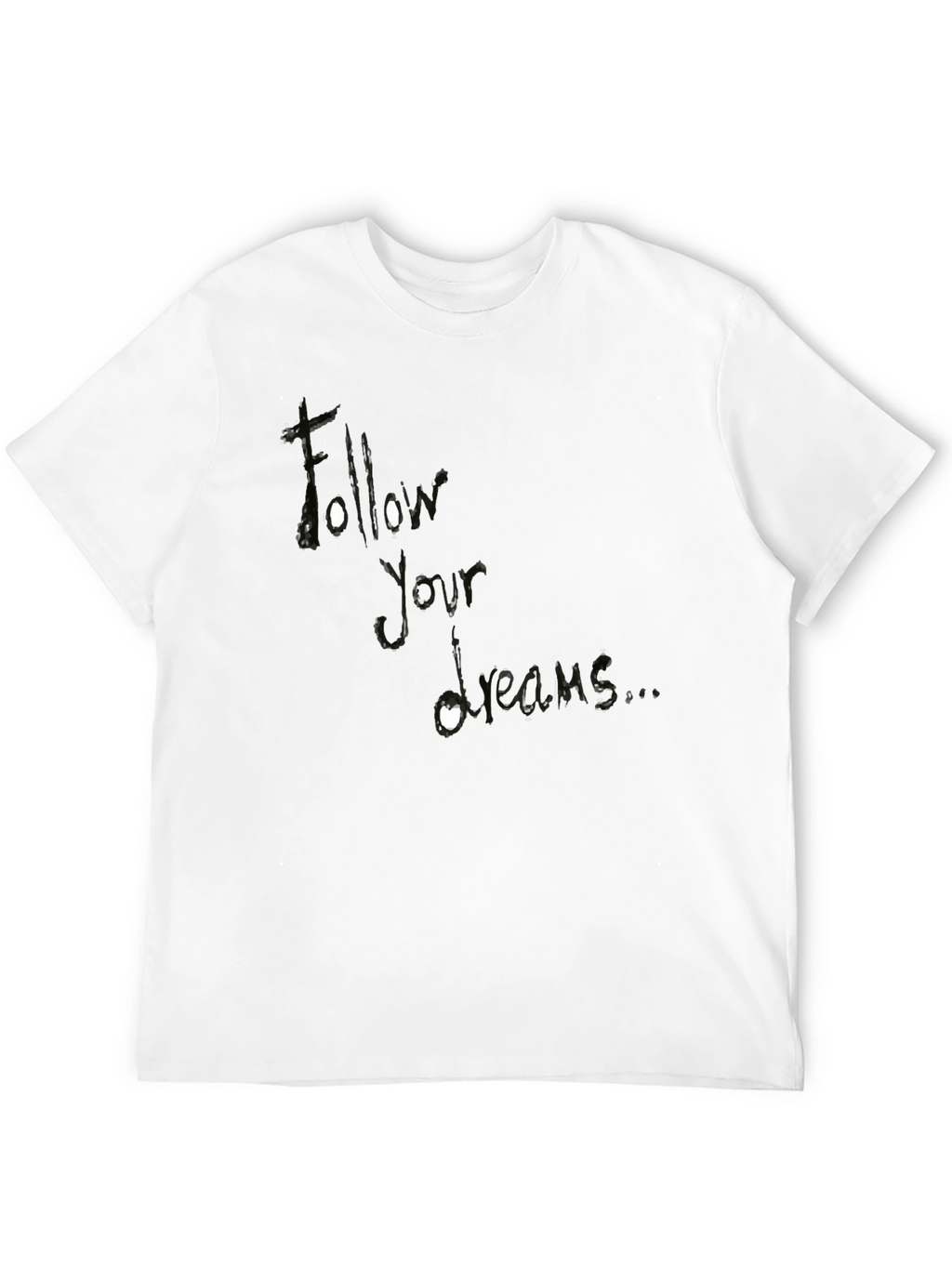 Follow Your Dreams Black Graphic Tee