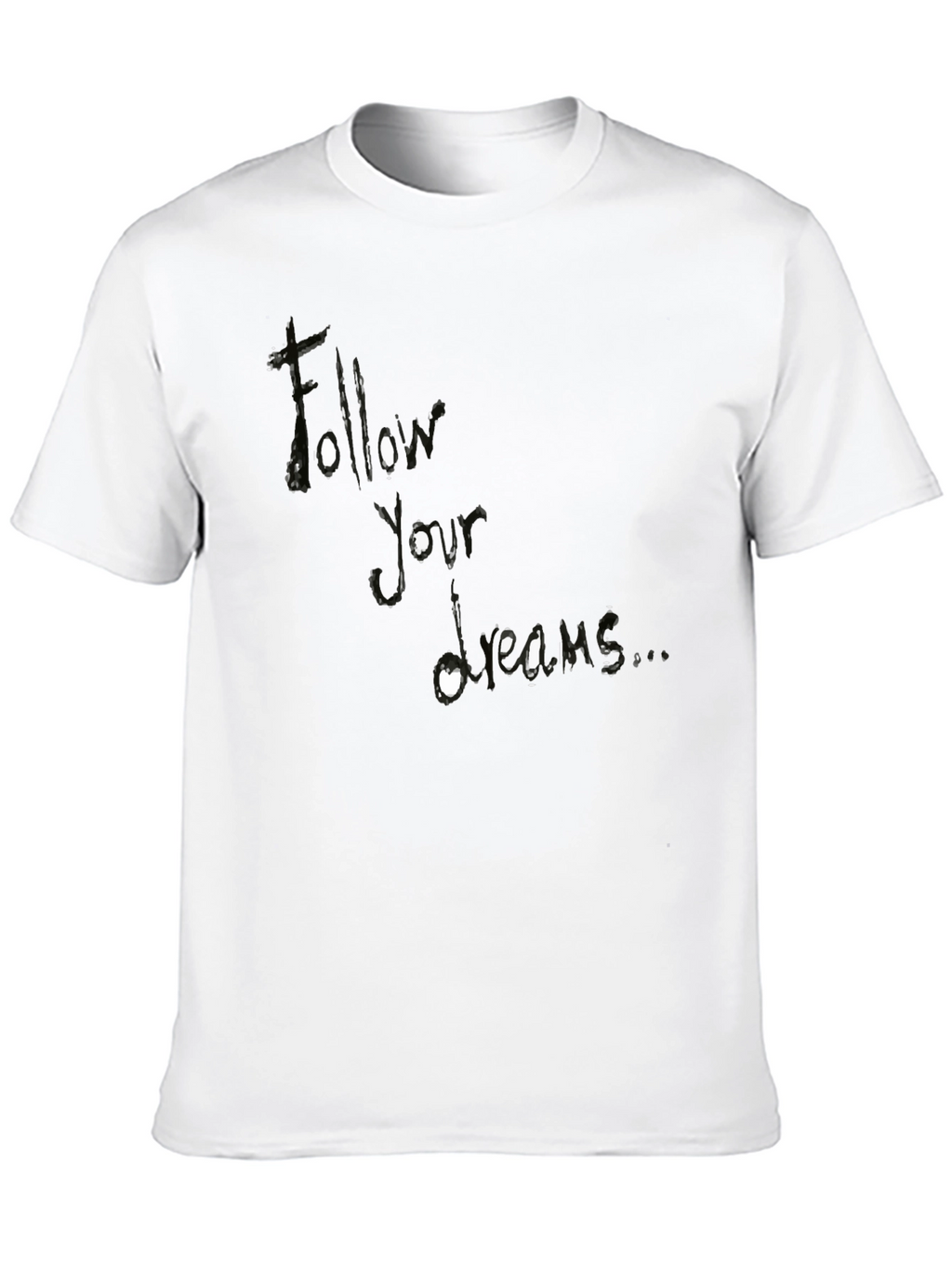 Follow Your Dreams Black Graphic Tee