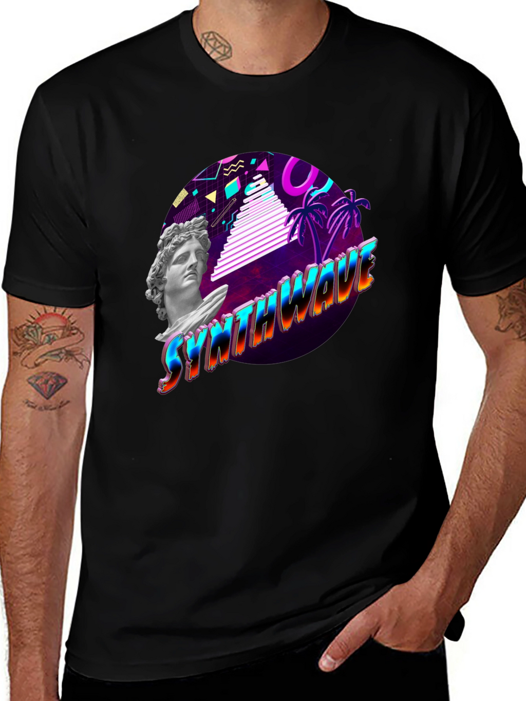 Synthwave T-Shirt - Retro Graphic Tee