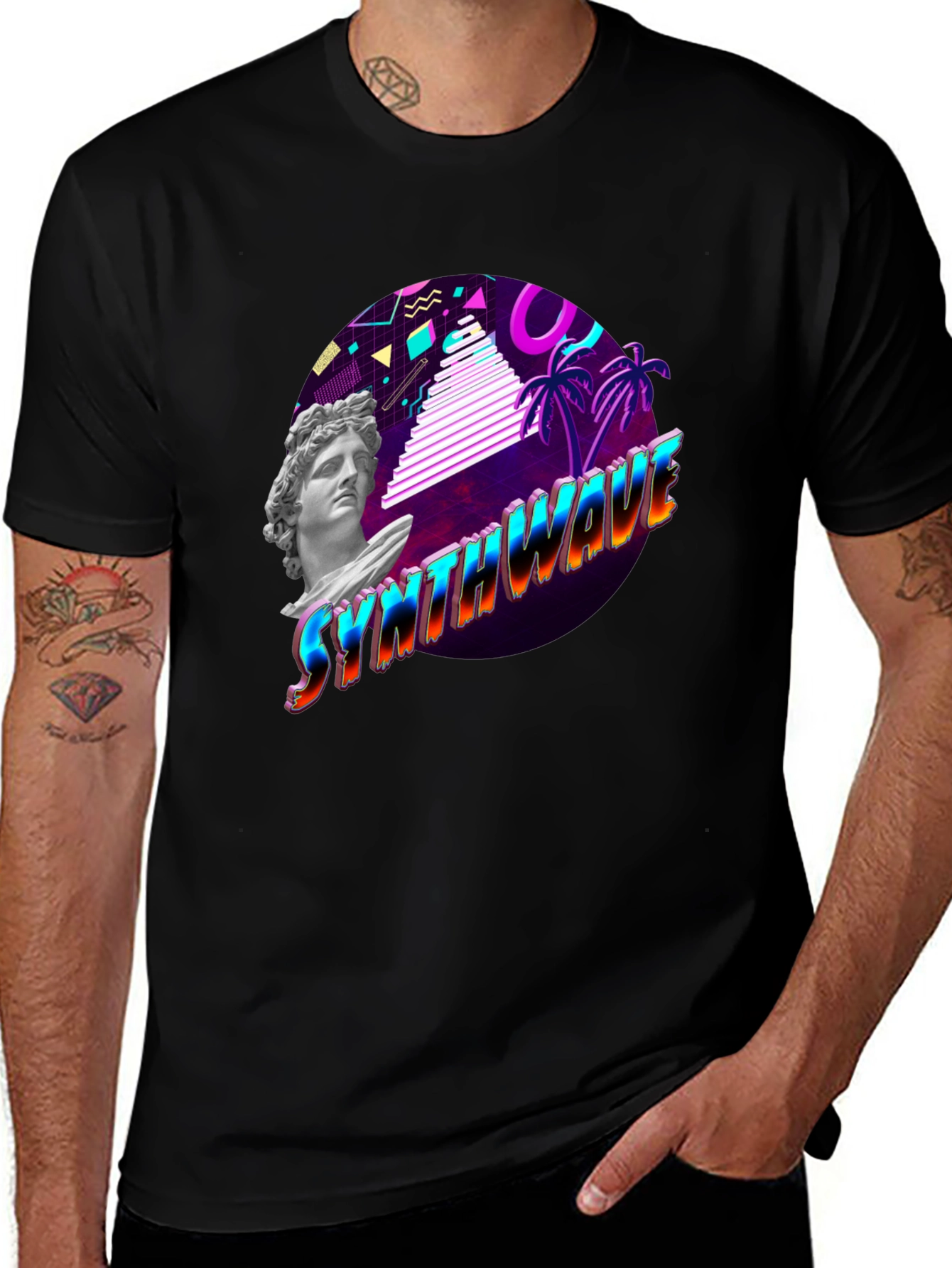 Synthwave T-Shirt - Retro Graphic Tee