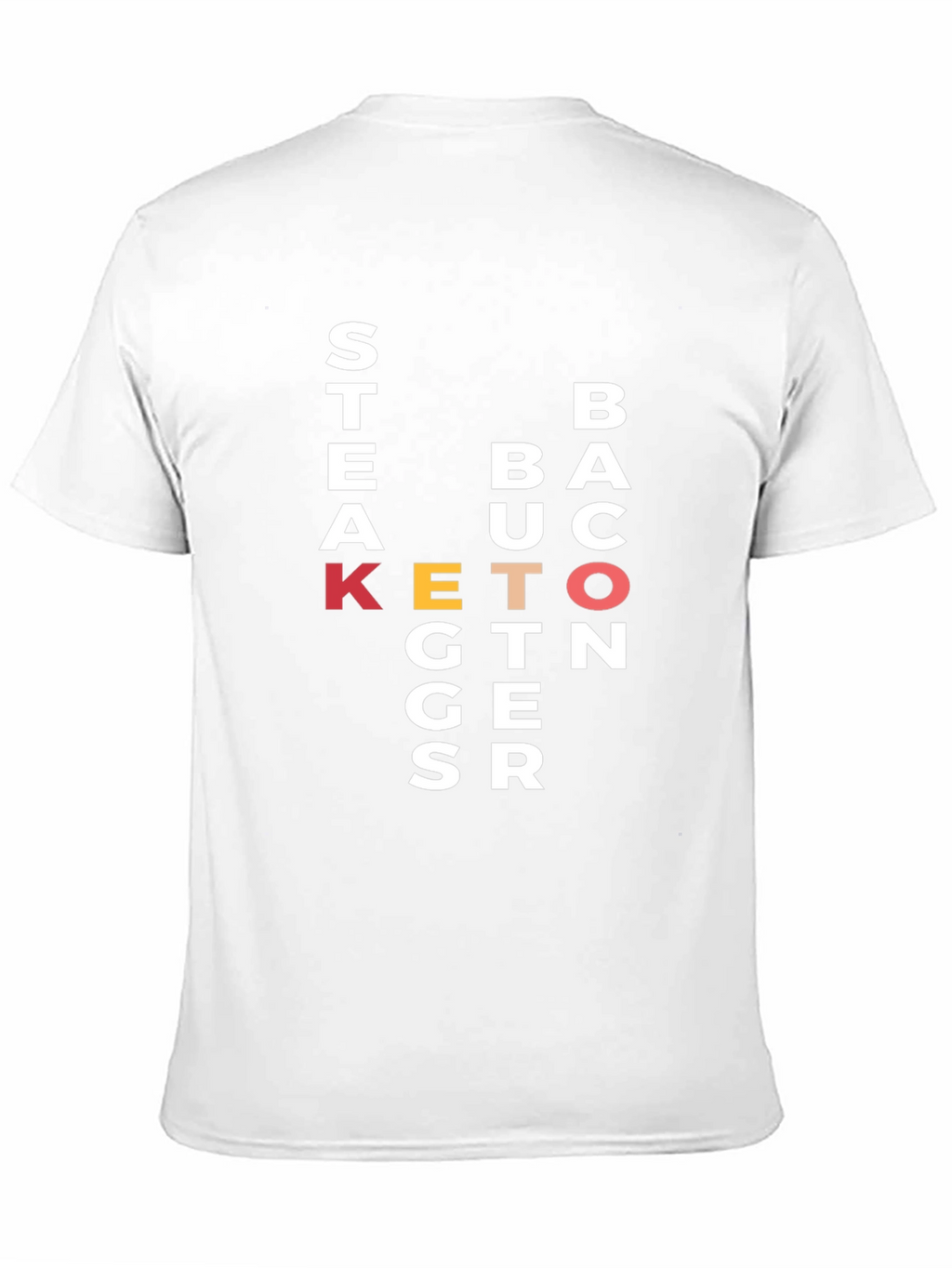 Keto Diet Black Graphic Tee Shirt for Men