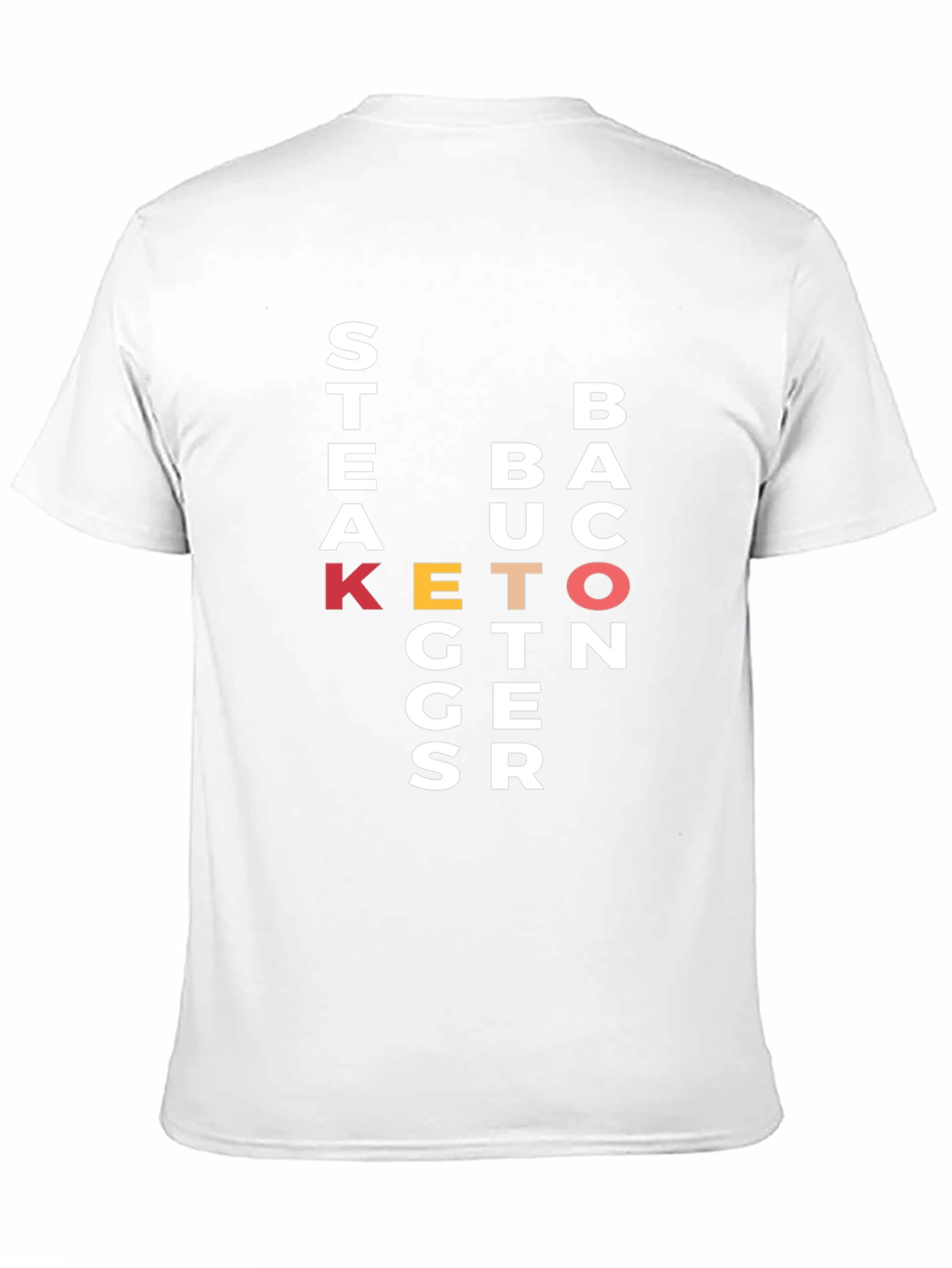 Keto Diet Black Graphic Tee Shirt for Men