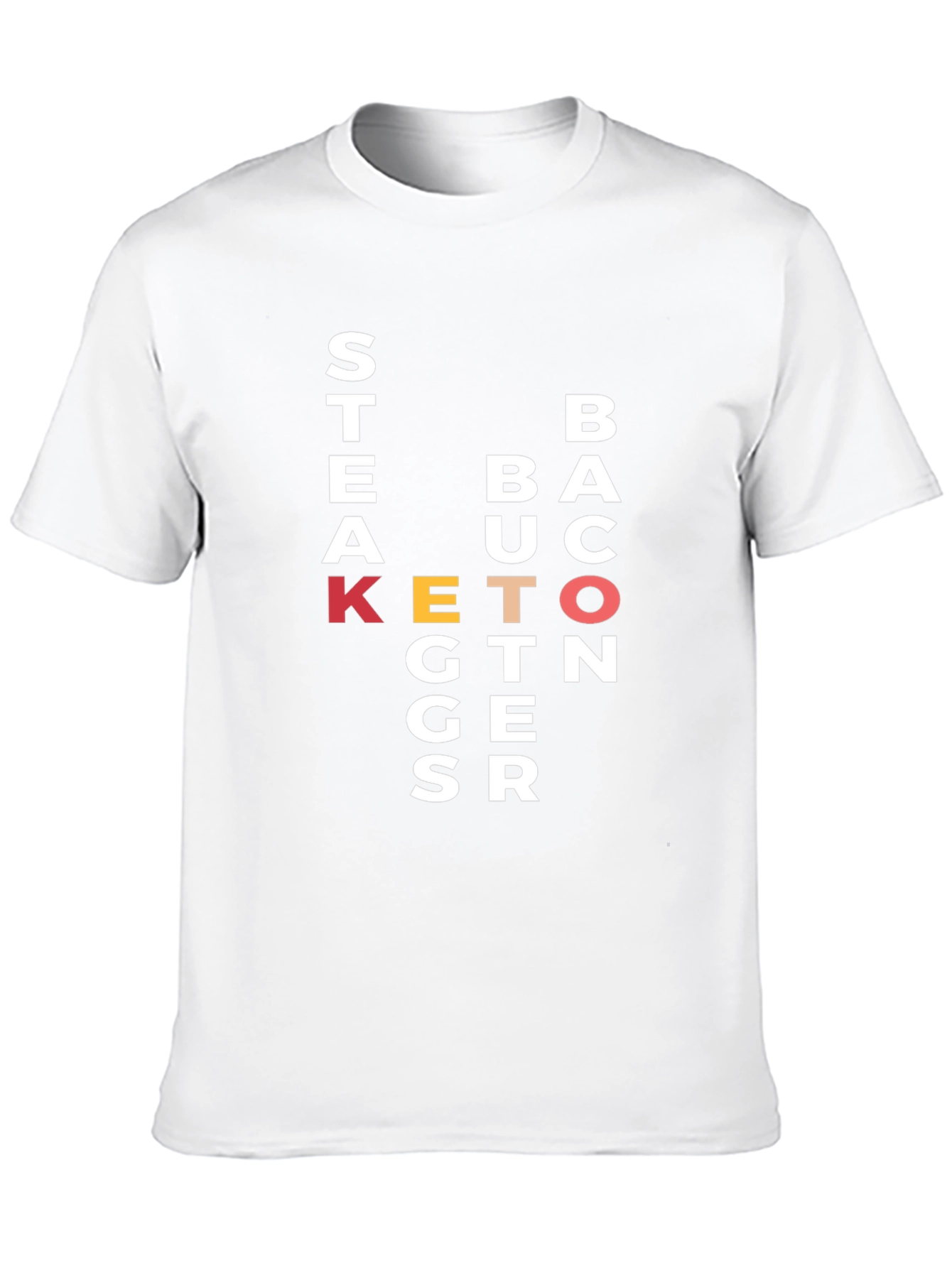Keto Diet Black Graphic Tee Shirt for Men
