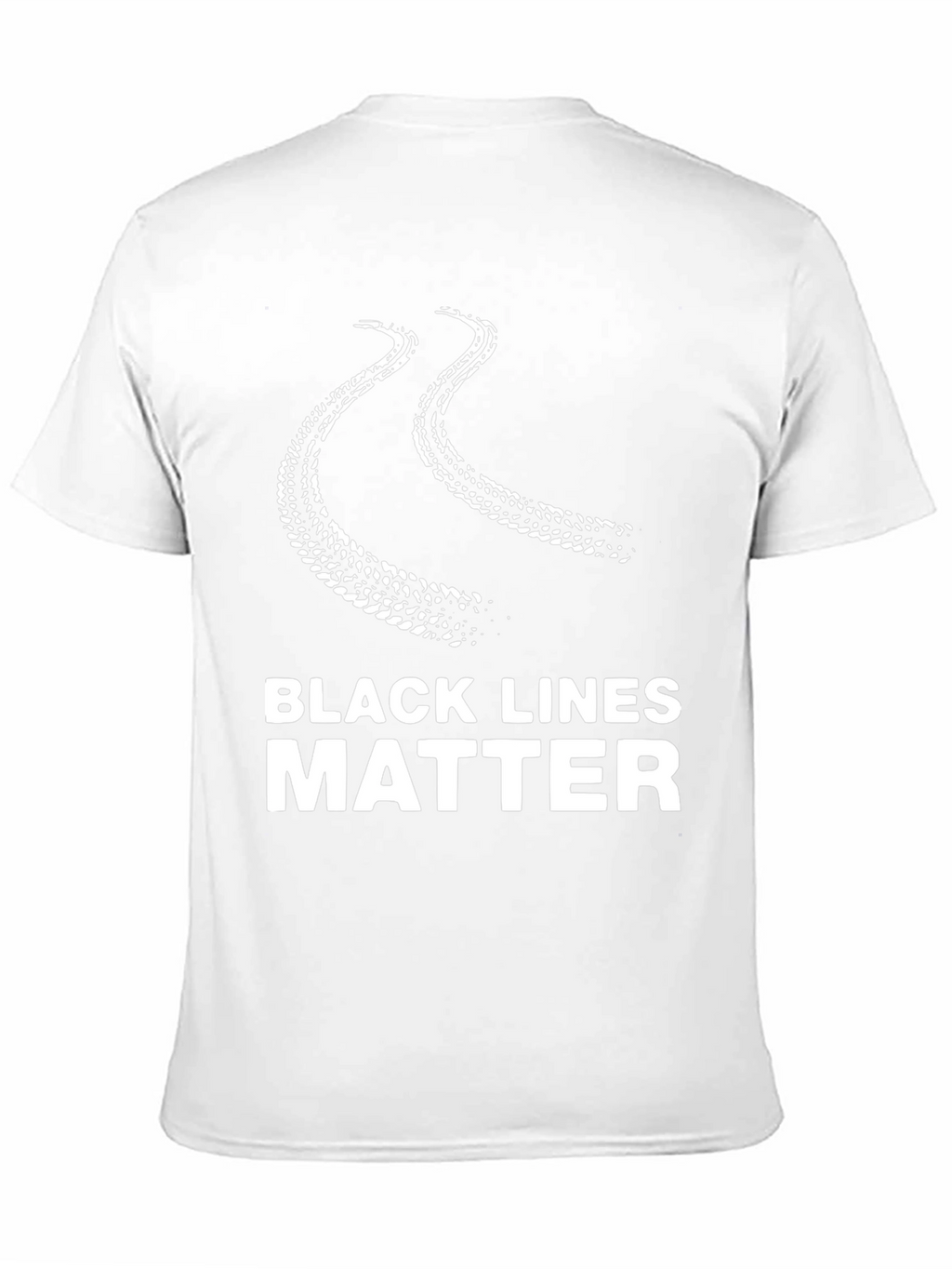Black Lines Matter Graphic T-Shirt