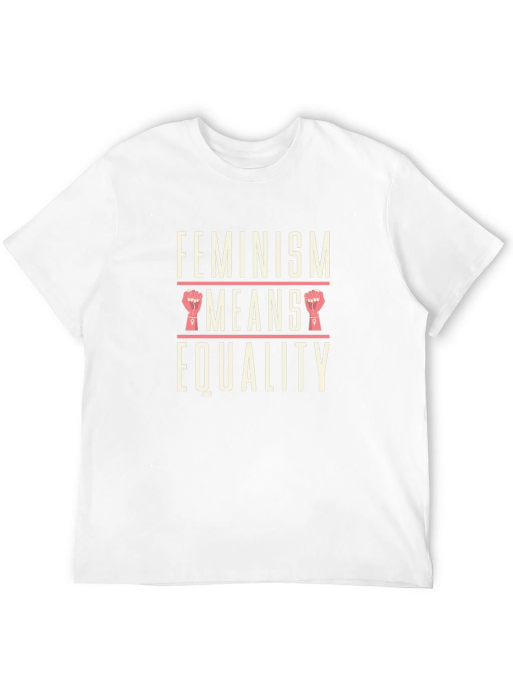 Feminism Means Equality Graphic Tee - Black Unisex T-Shirt