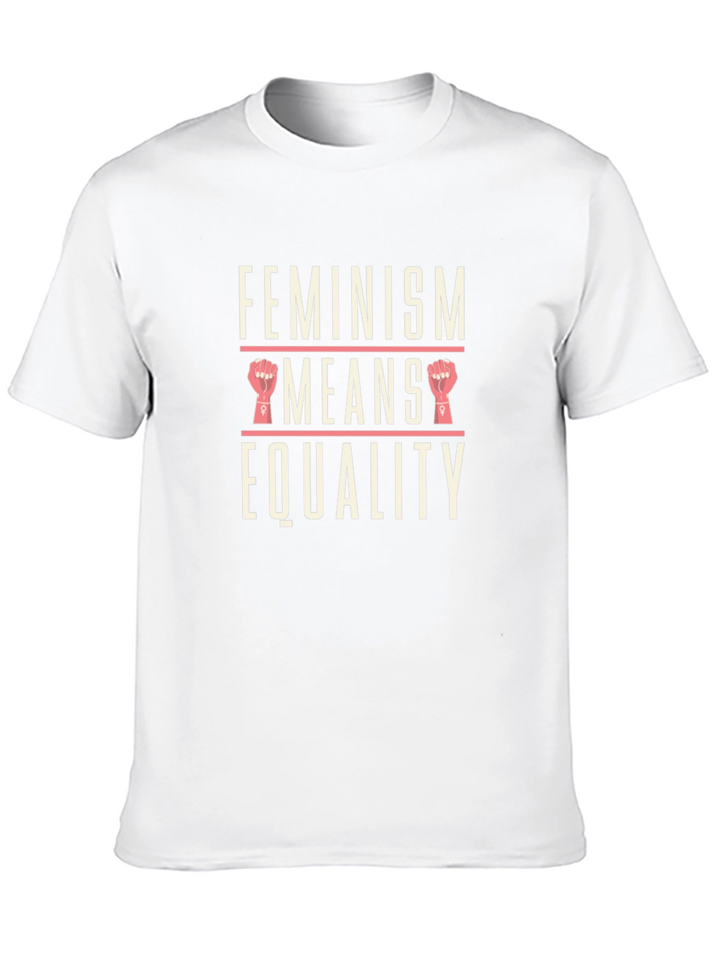 Feminism Means Equality Graphic Tee - Black Unisex T-Shirt
