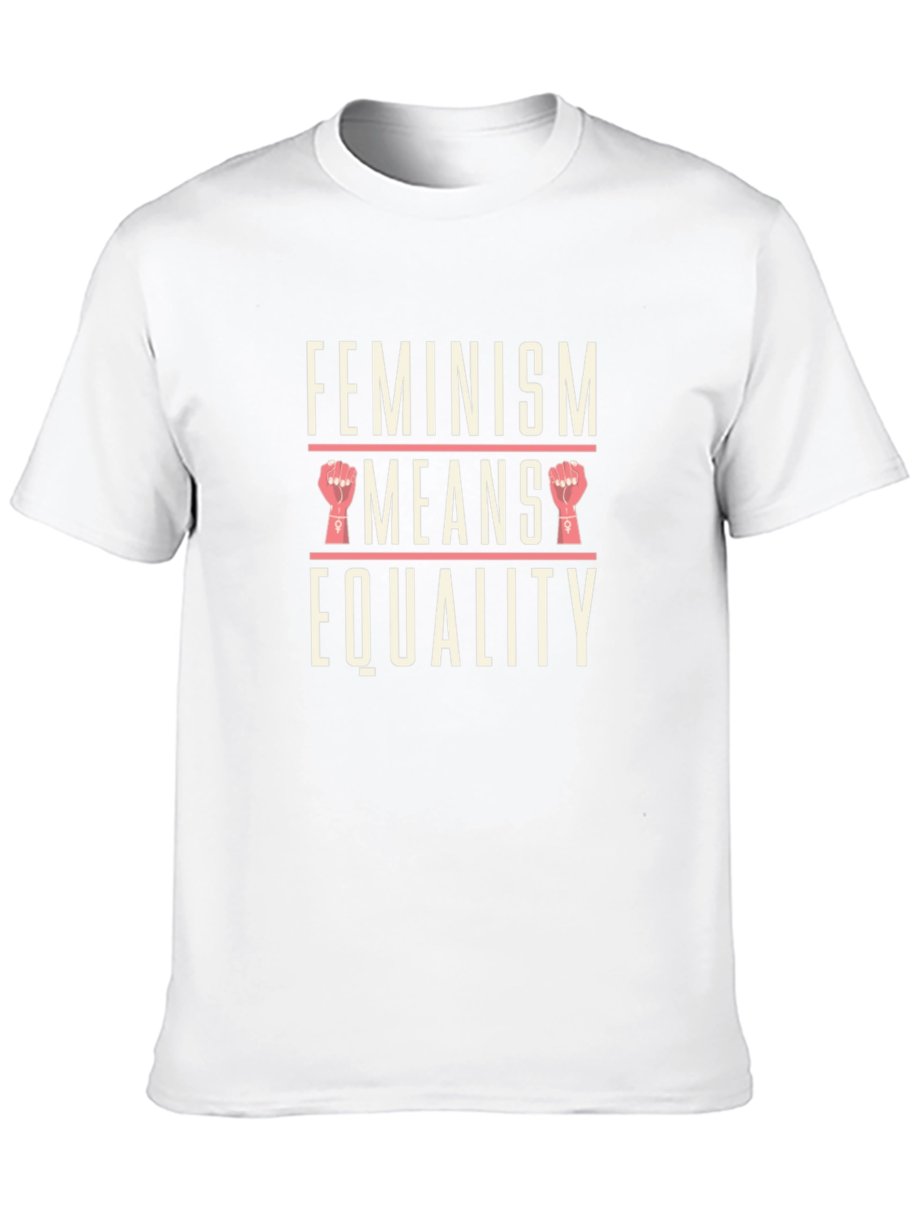 Feminism Means Equality Graphic Tee - Black Unisex T-Shirt