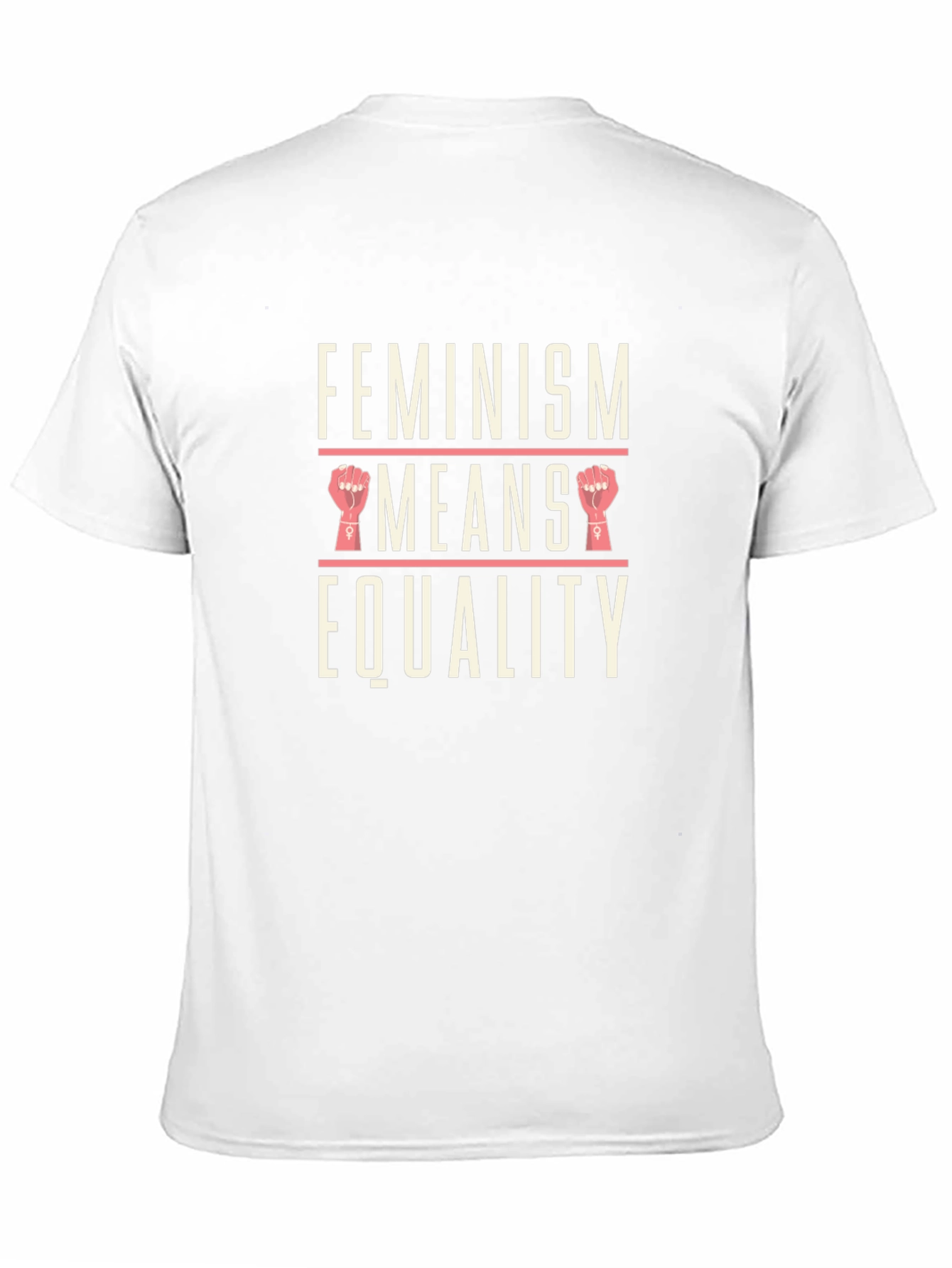 Feminism Means Equality Graphic Tee - Black Unisex T-Shirt