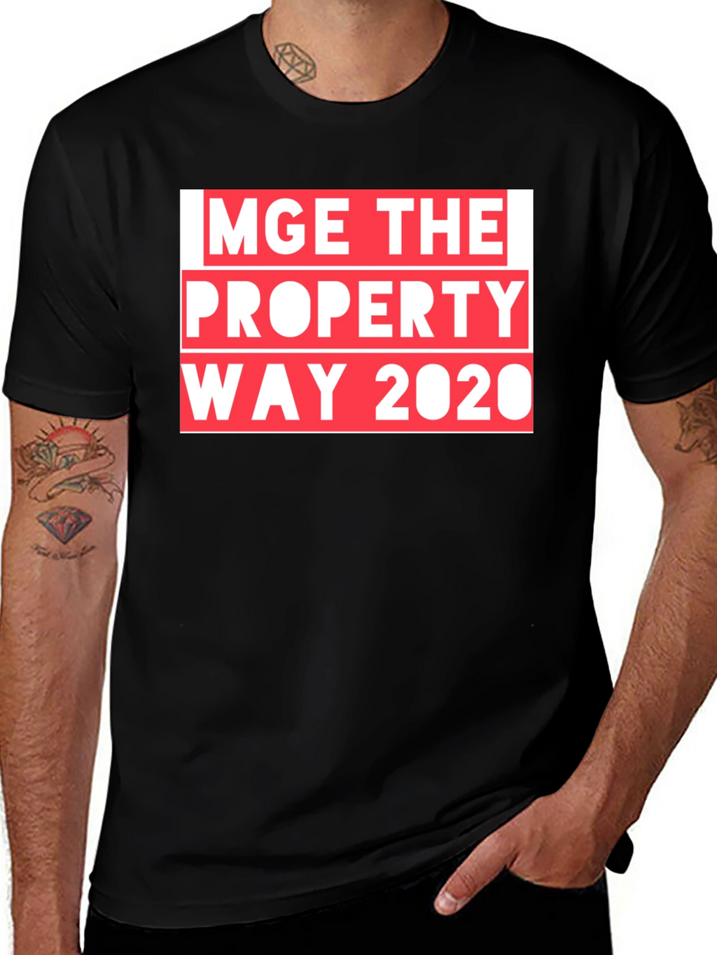MGE Property Way 2020 Graphic T-Shirt - Black