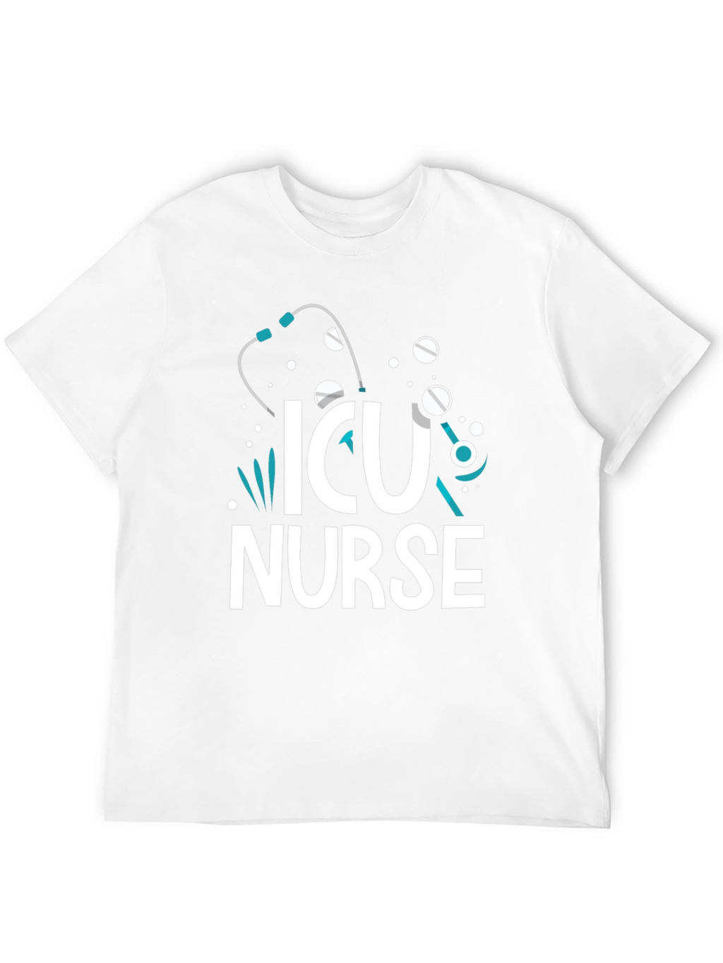 ICU Nurse T-Shirt - Graphic Print