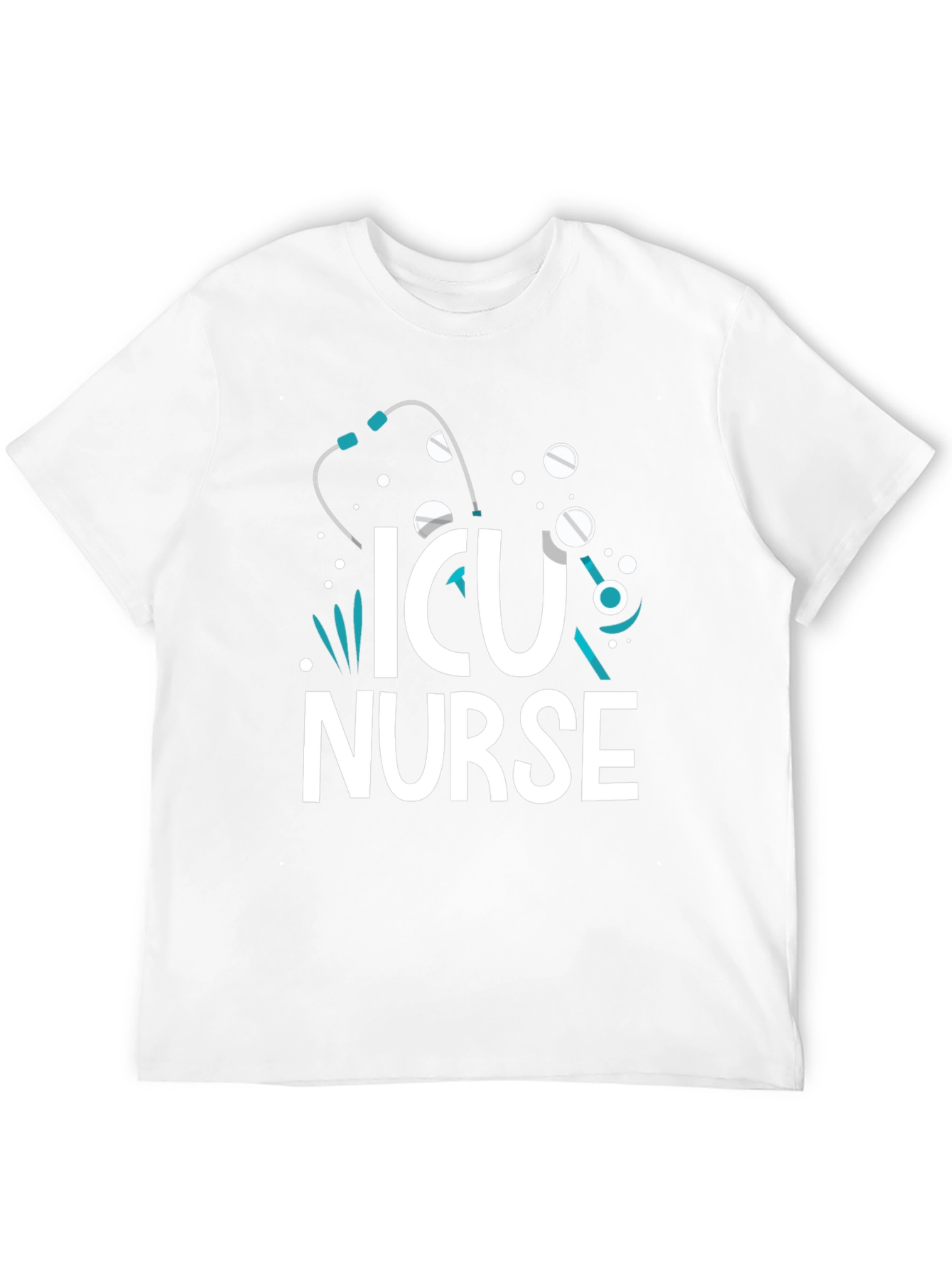 ICU Nurse T-Shirt - Graphic Print