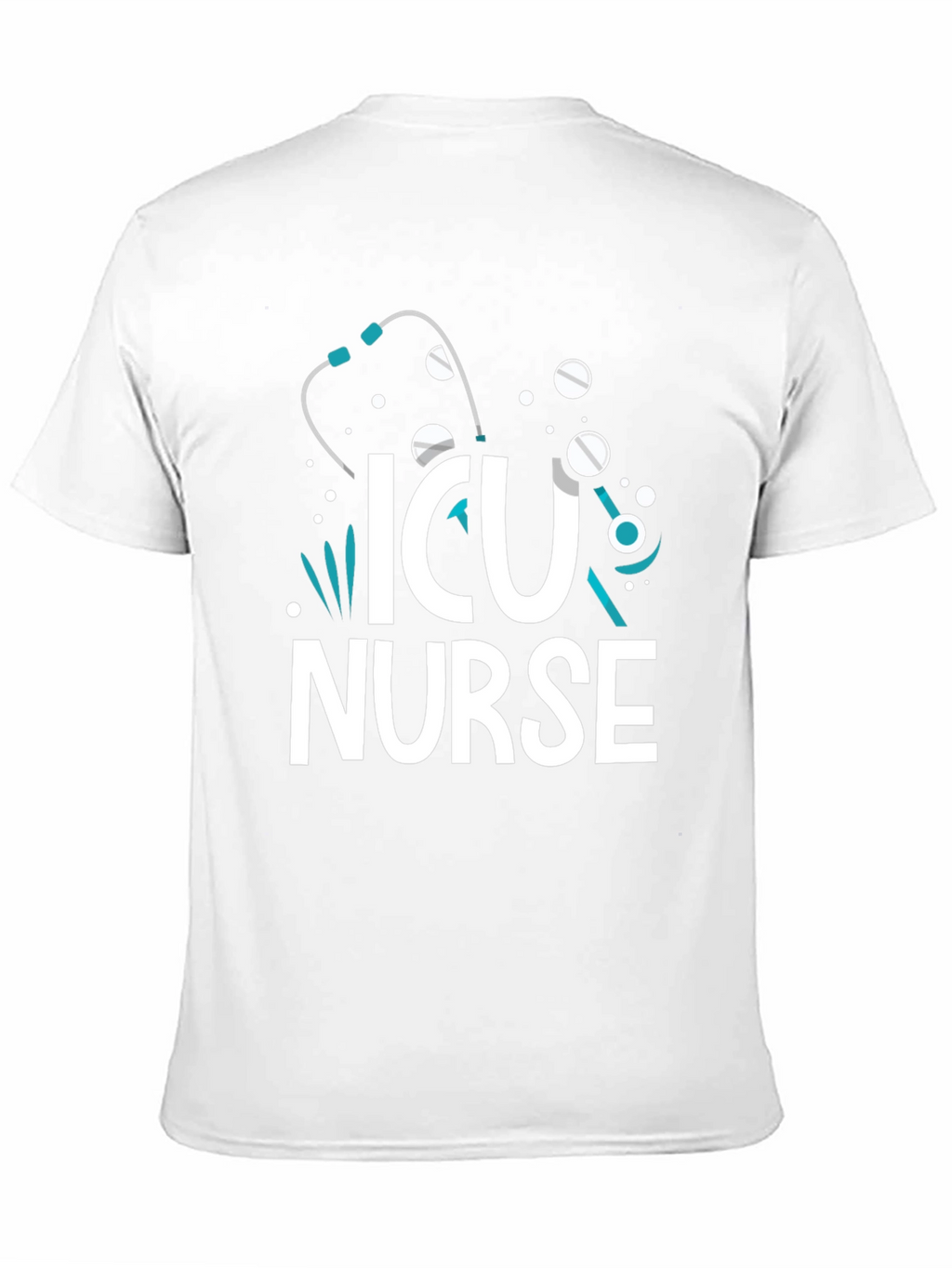 ICU Nurse T-Shirt - Graphic Print