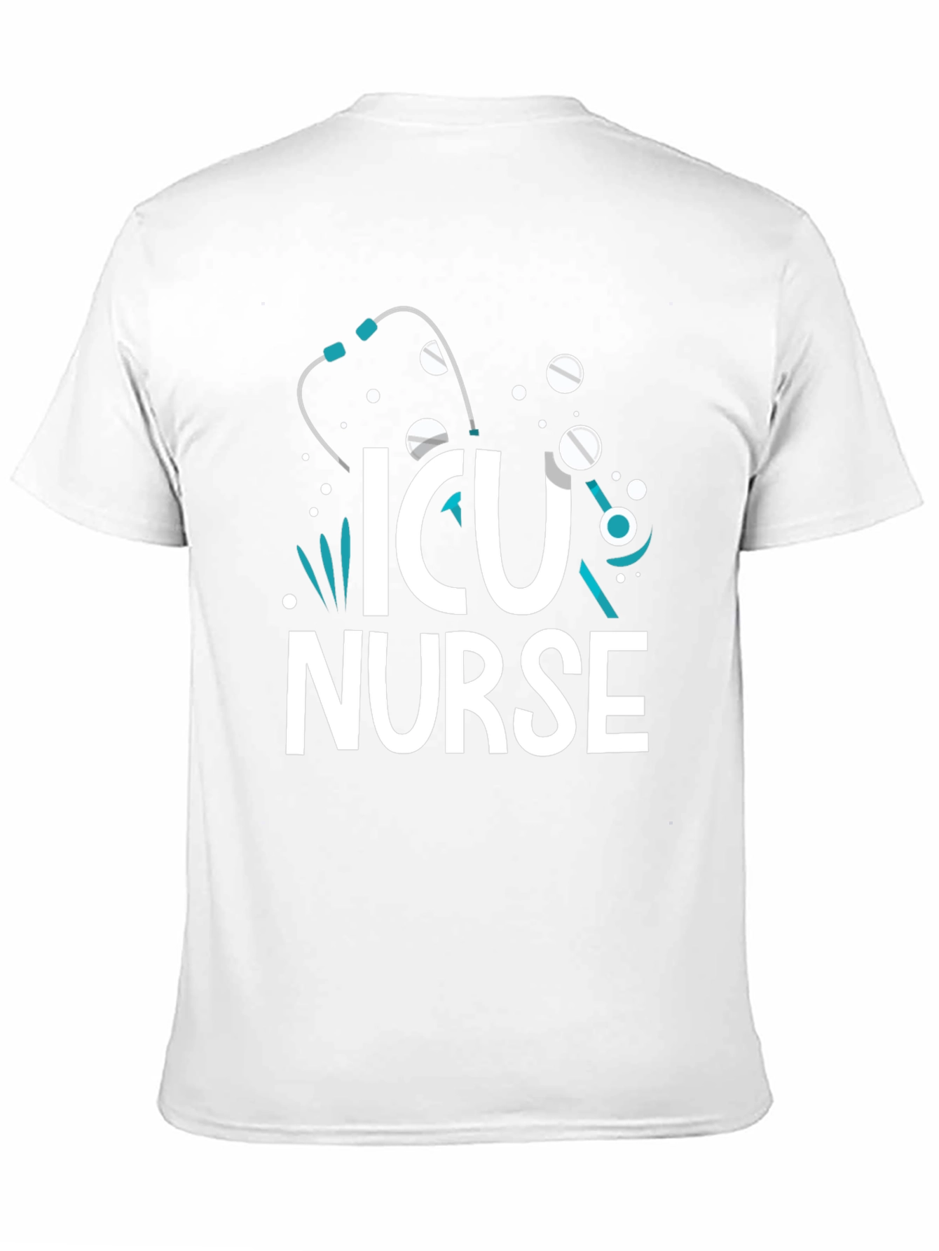 ICU Nurse T-Shirt - Graphic Print