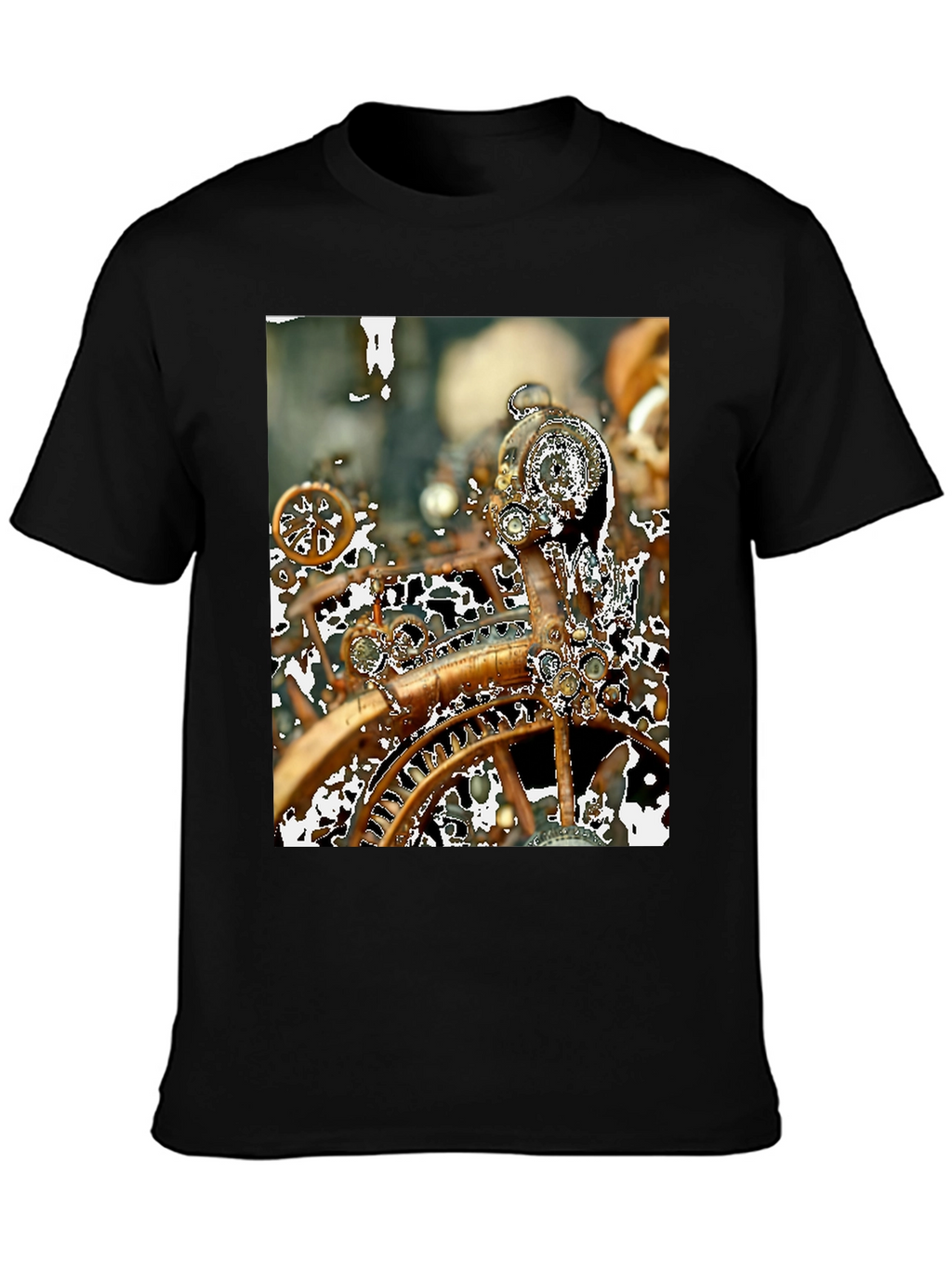 Steampunk Gears T-Shirt - Unique Clockwork Design