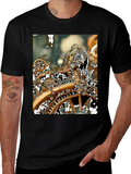 Steampunk Gears T-Shirt - Unique Clockwork Design